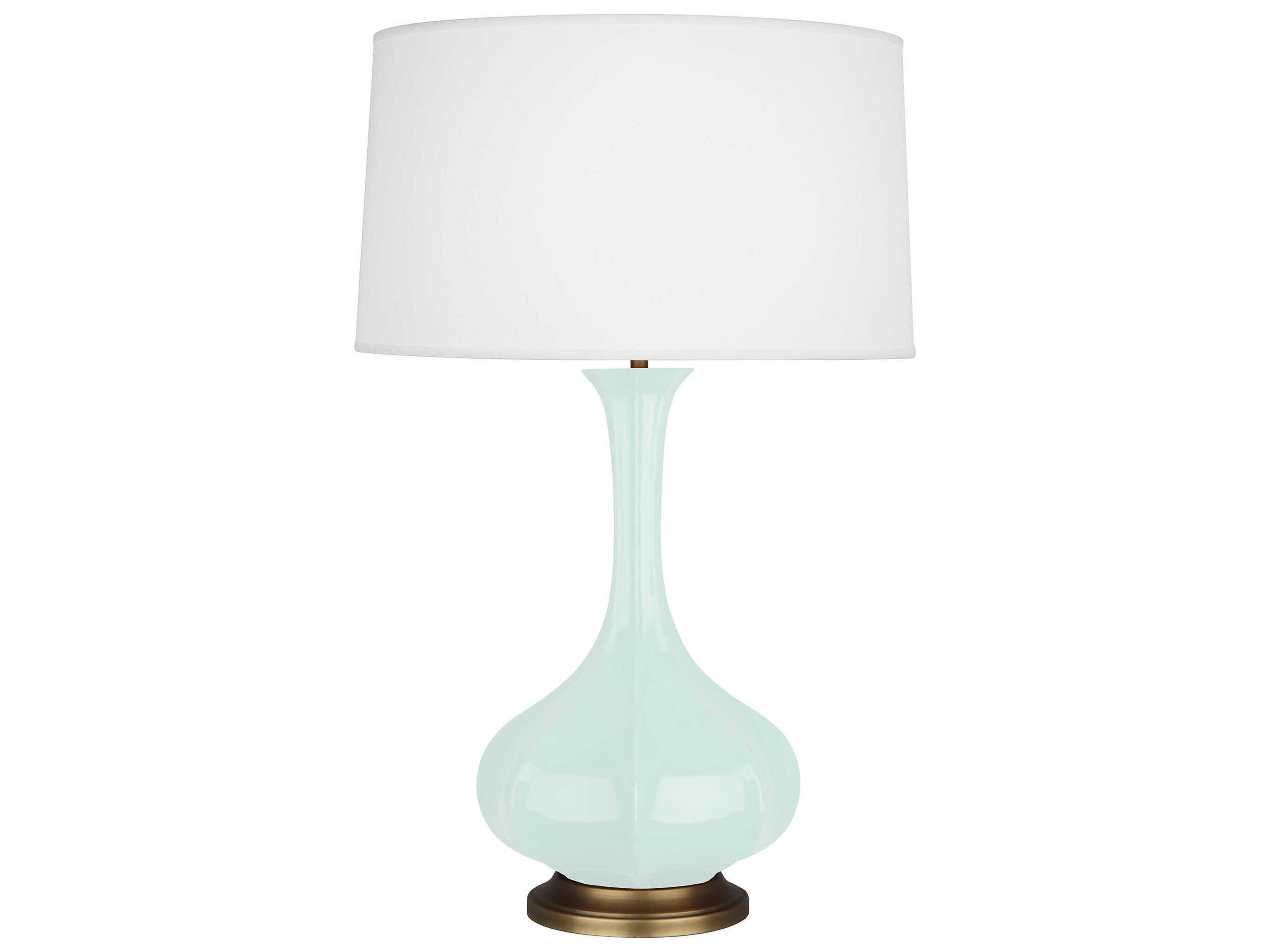 Pike Mint Glazed Green Buffet Lamp