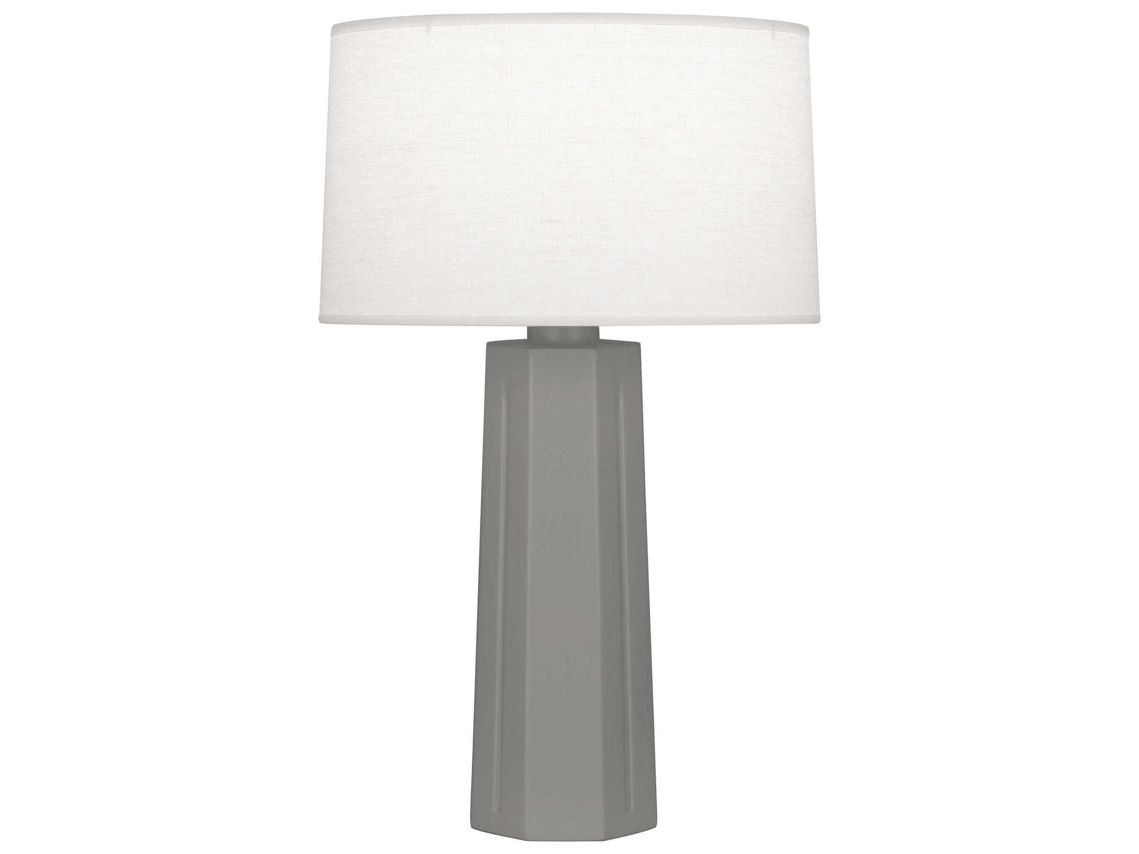 Mason Matte Smoky Taupe Glazed Gray Buffet Lamp