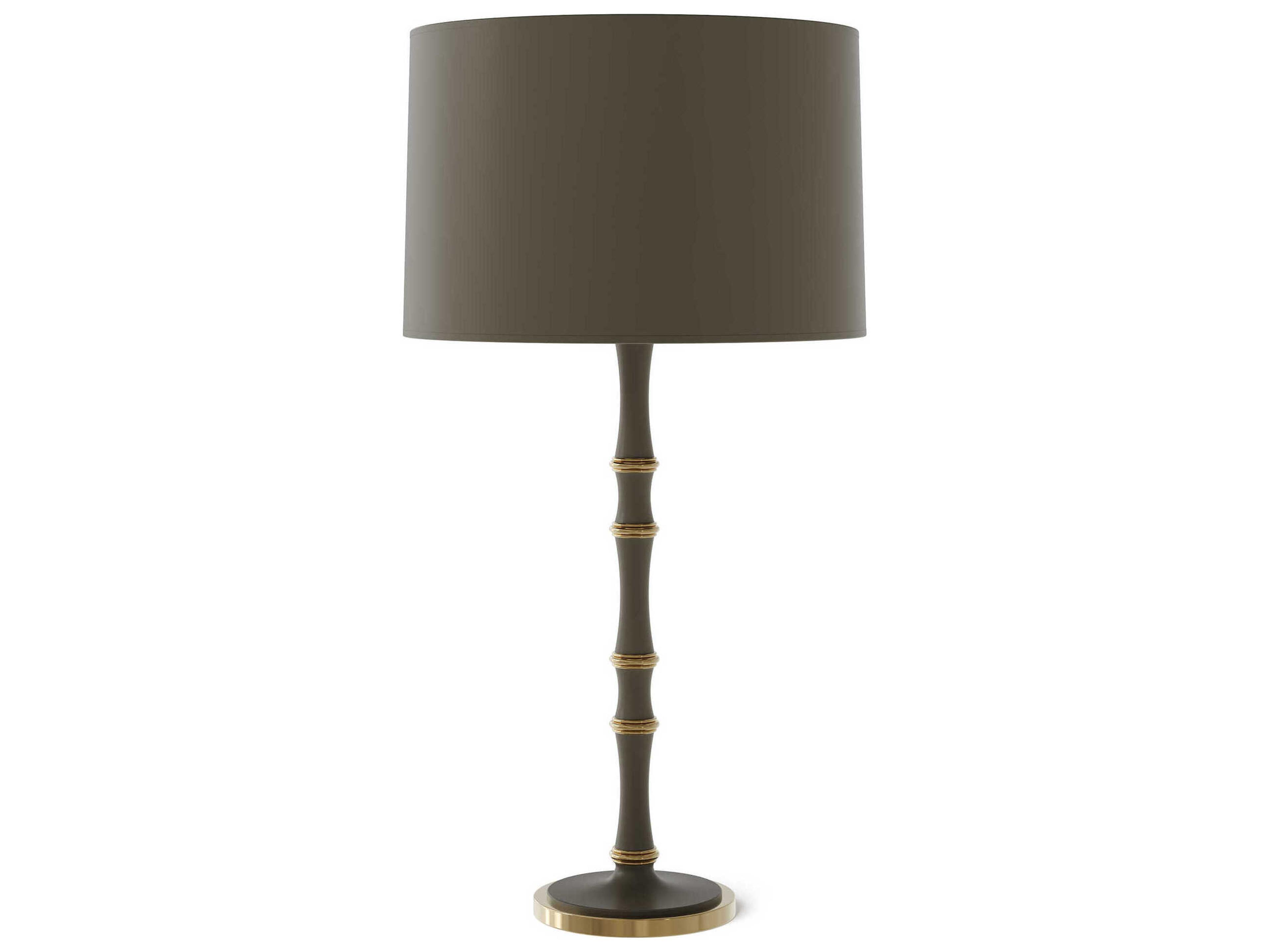 Kane Matte Smokey Taupe Brown Buffet Lamp