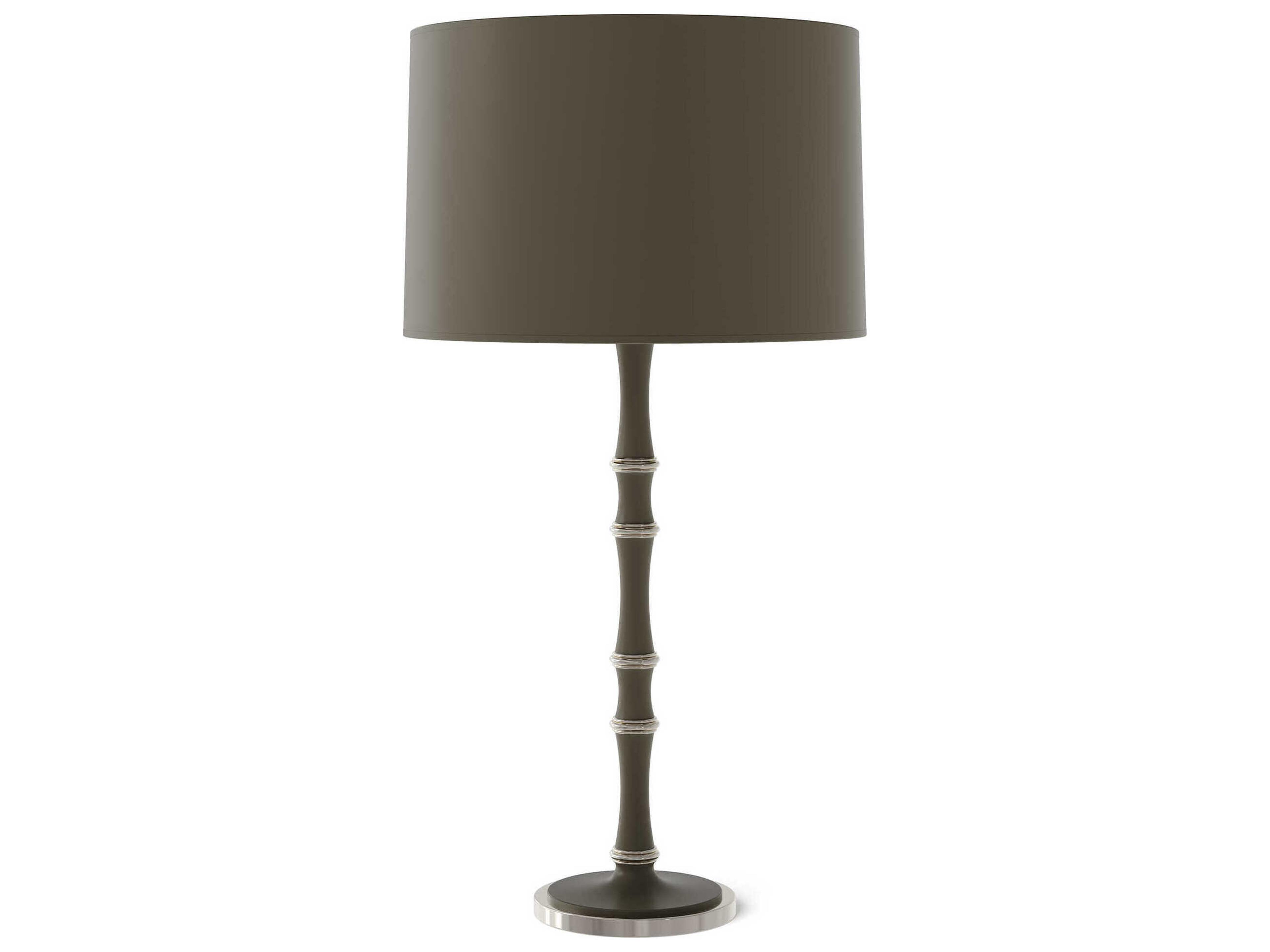 Robert Abbey Kane Matte Smokey Taupe Brown Buffet Lamp