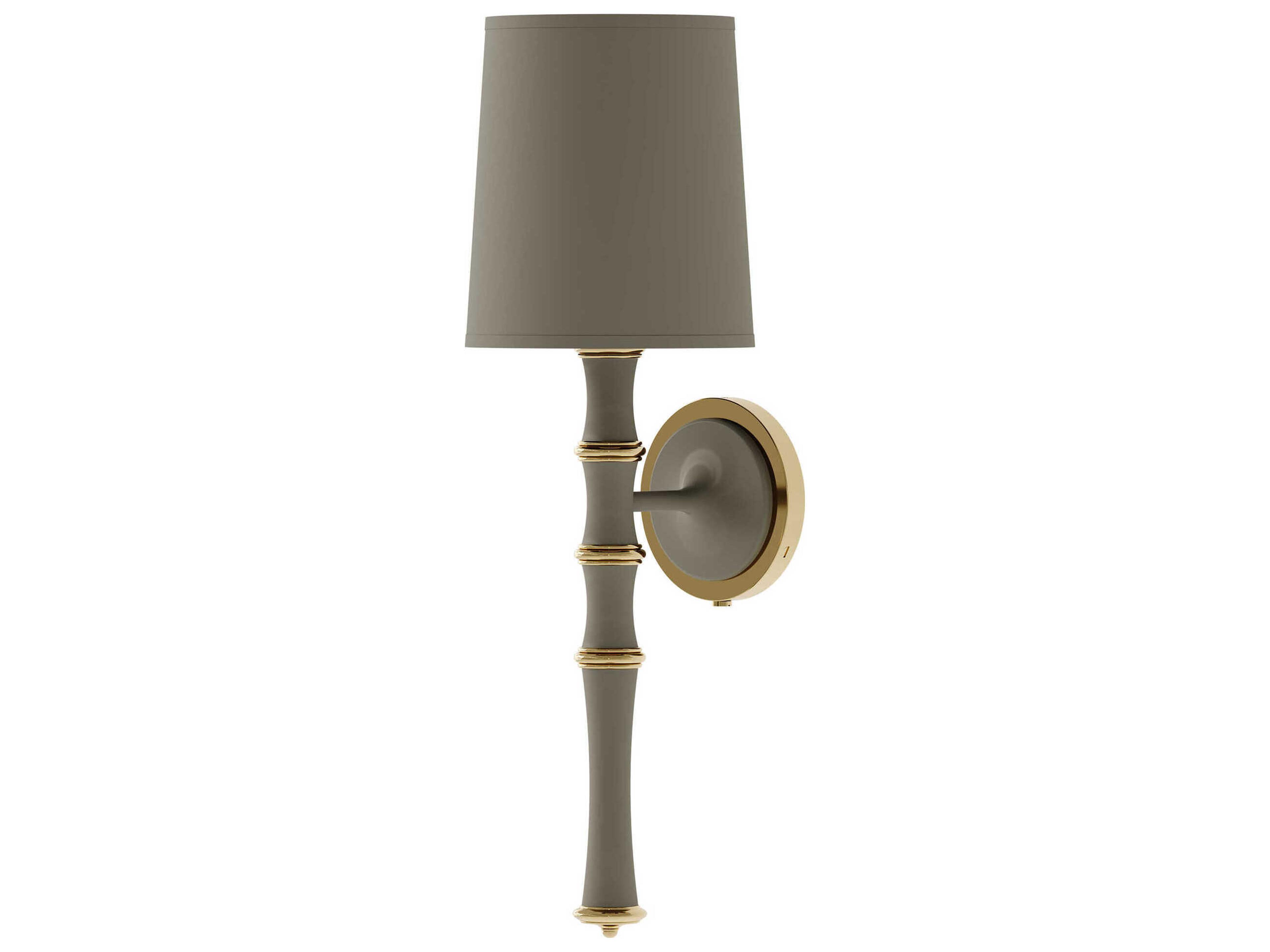 Kane 1-Light Matte Smokey Taupe Brown Wall Sconce