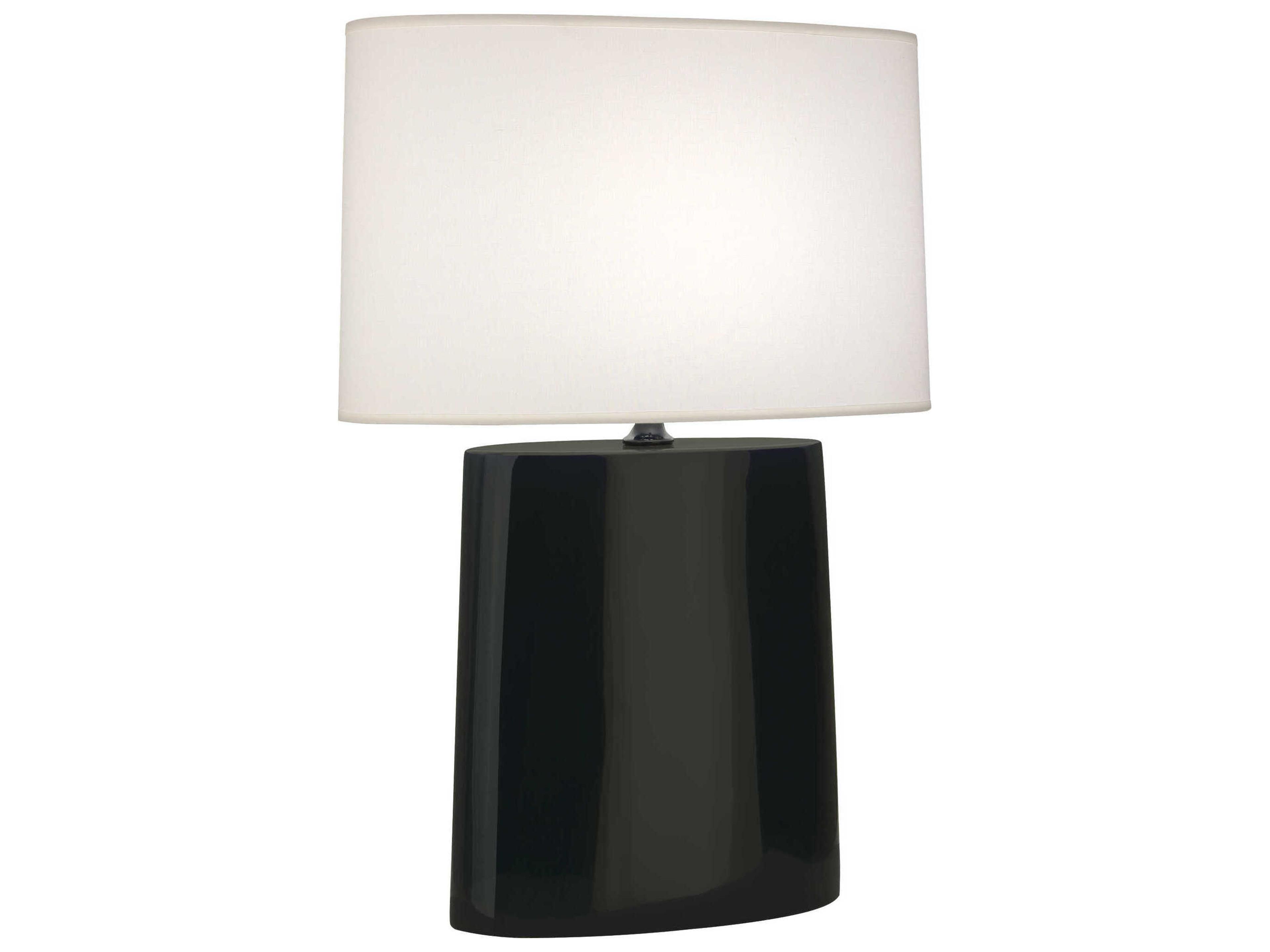 Victor Obsidian Glazed Black Buffet Lamp