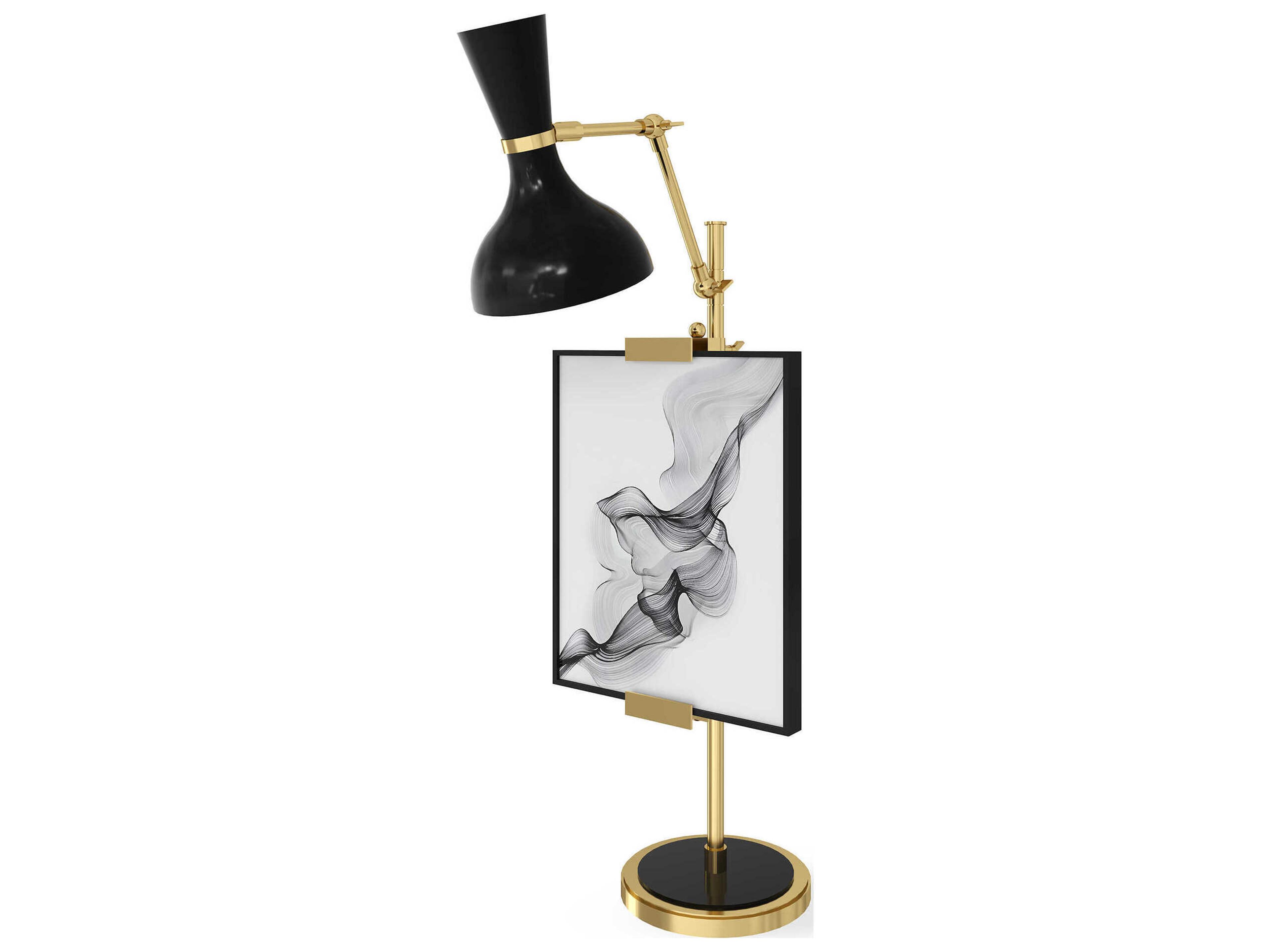 Clare Obsidian Black Buffet Lamp