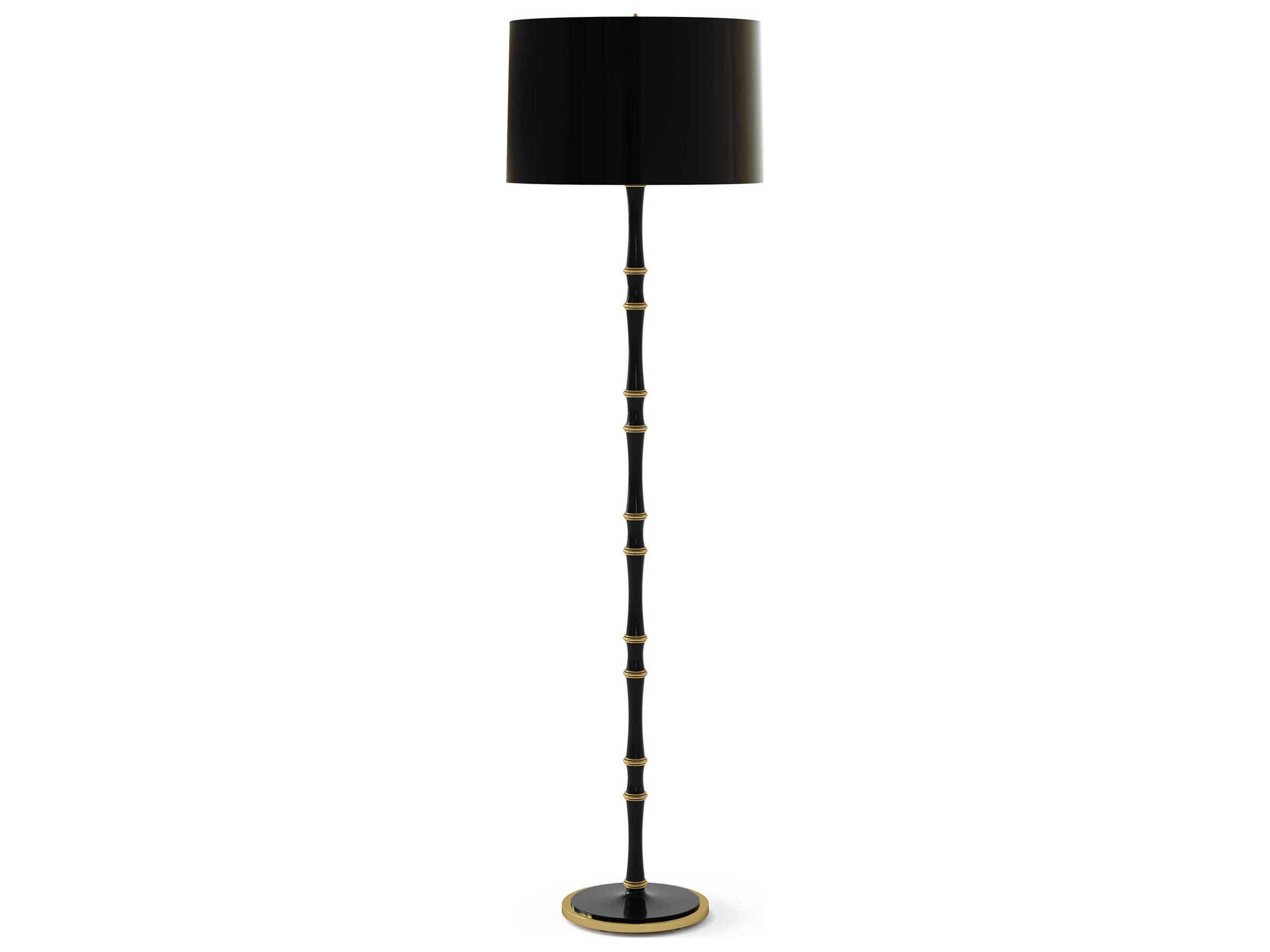 Kane Obsidian Black Floor Lamp