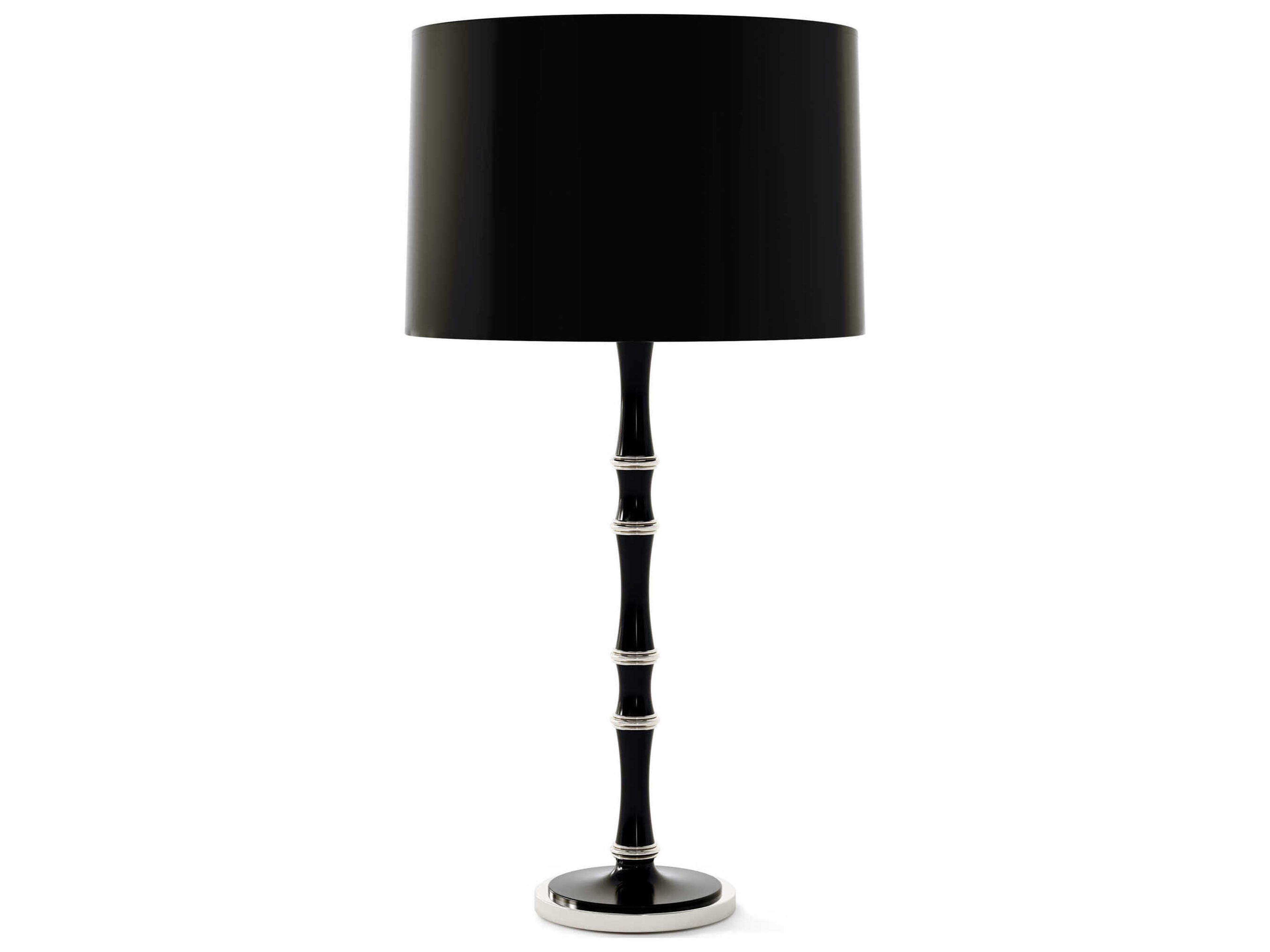 Robert Abbey Kane Obsidian Black Buffet Lamp