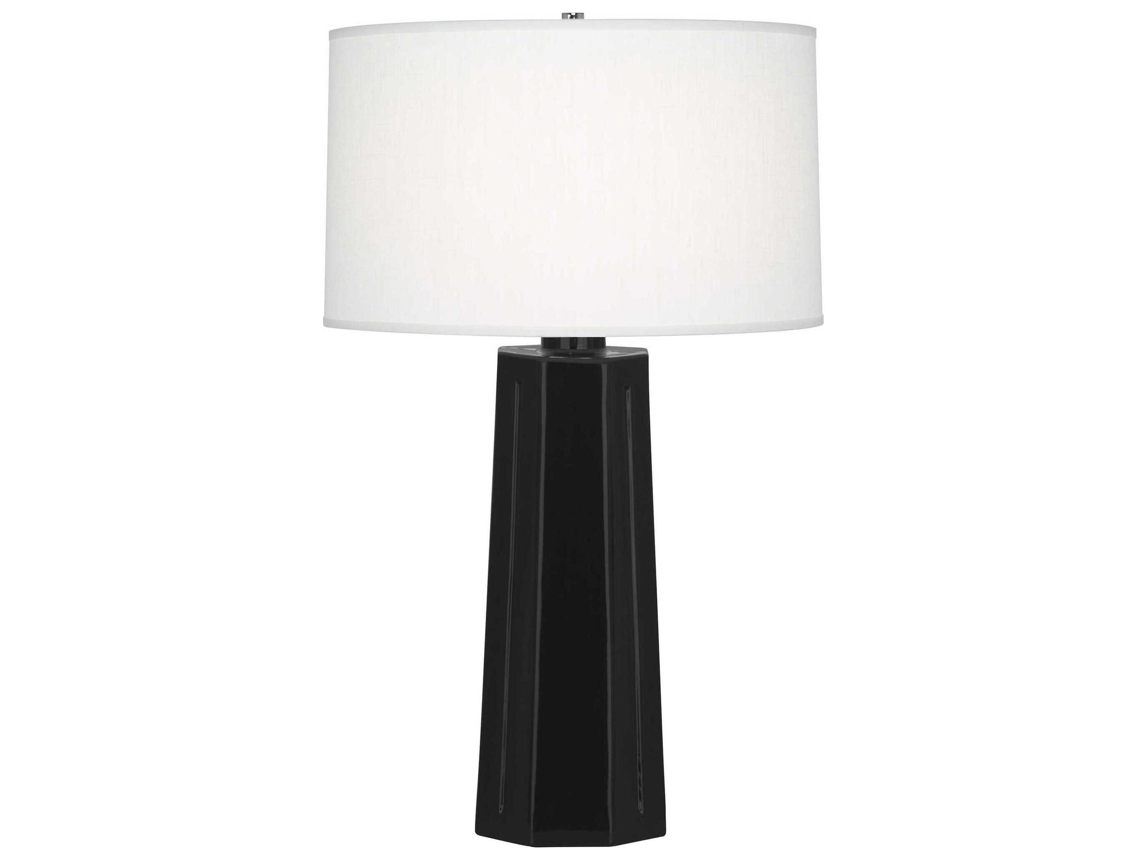 Mason Obsidian Glazed Black Buffet Lamp