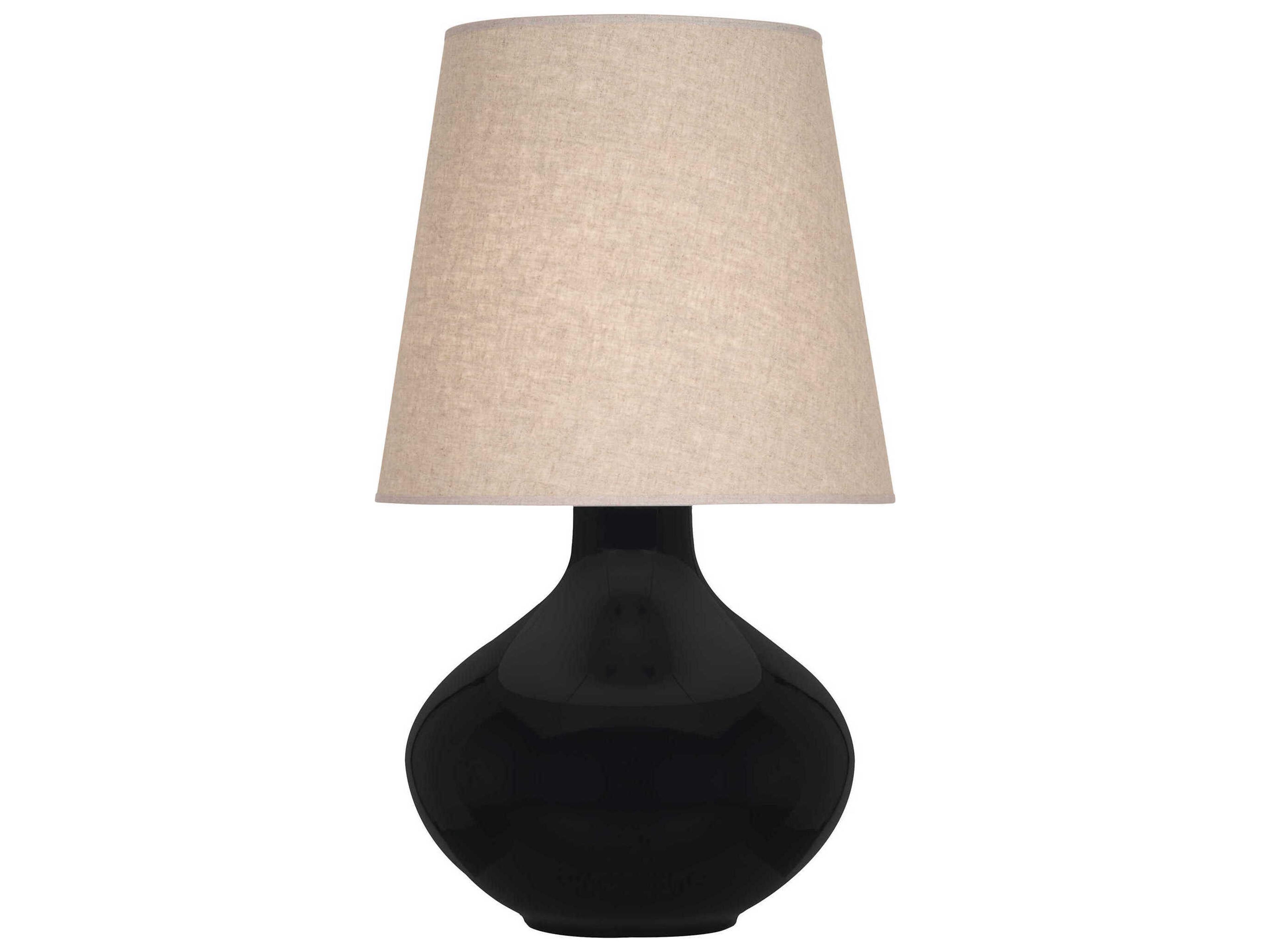 June Black Buffet Lamp