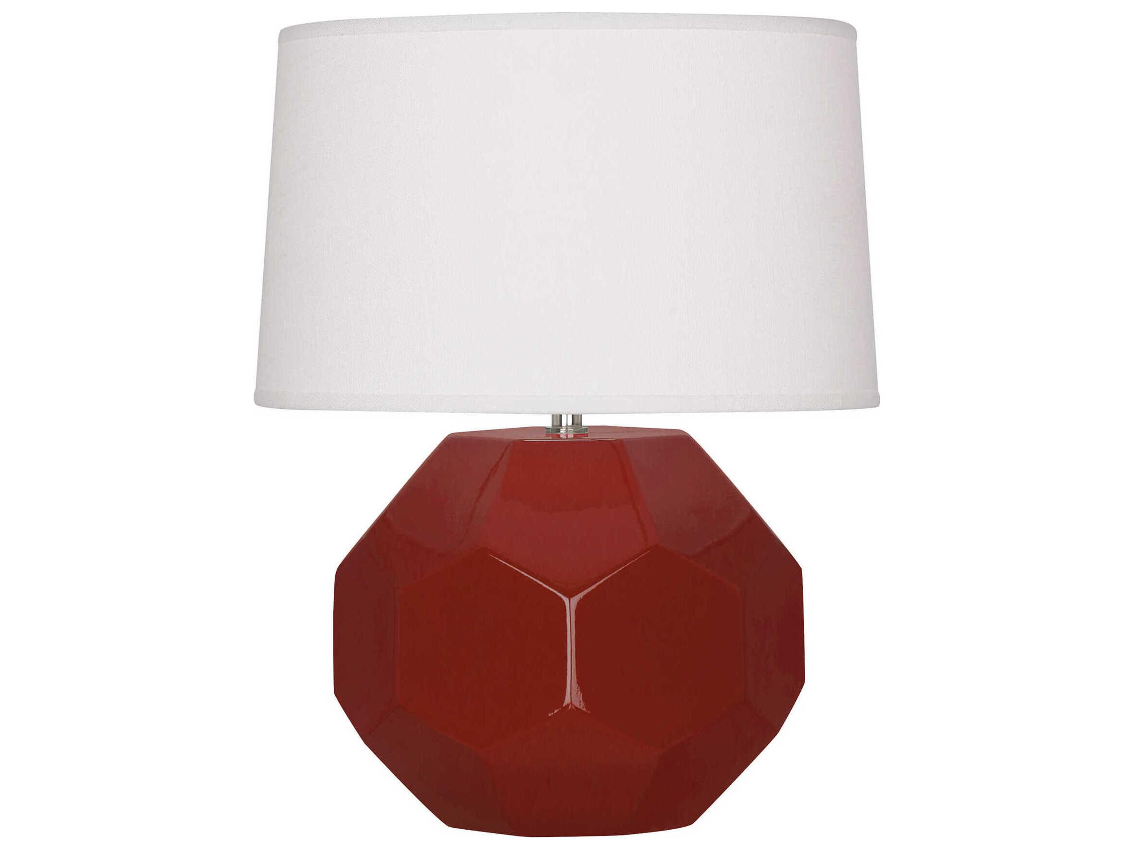 Franklin Oxblood Glazed Red Table Lamp