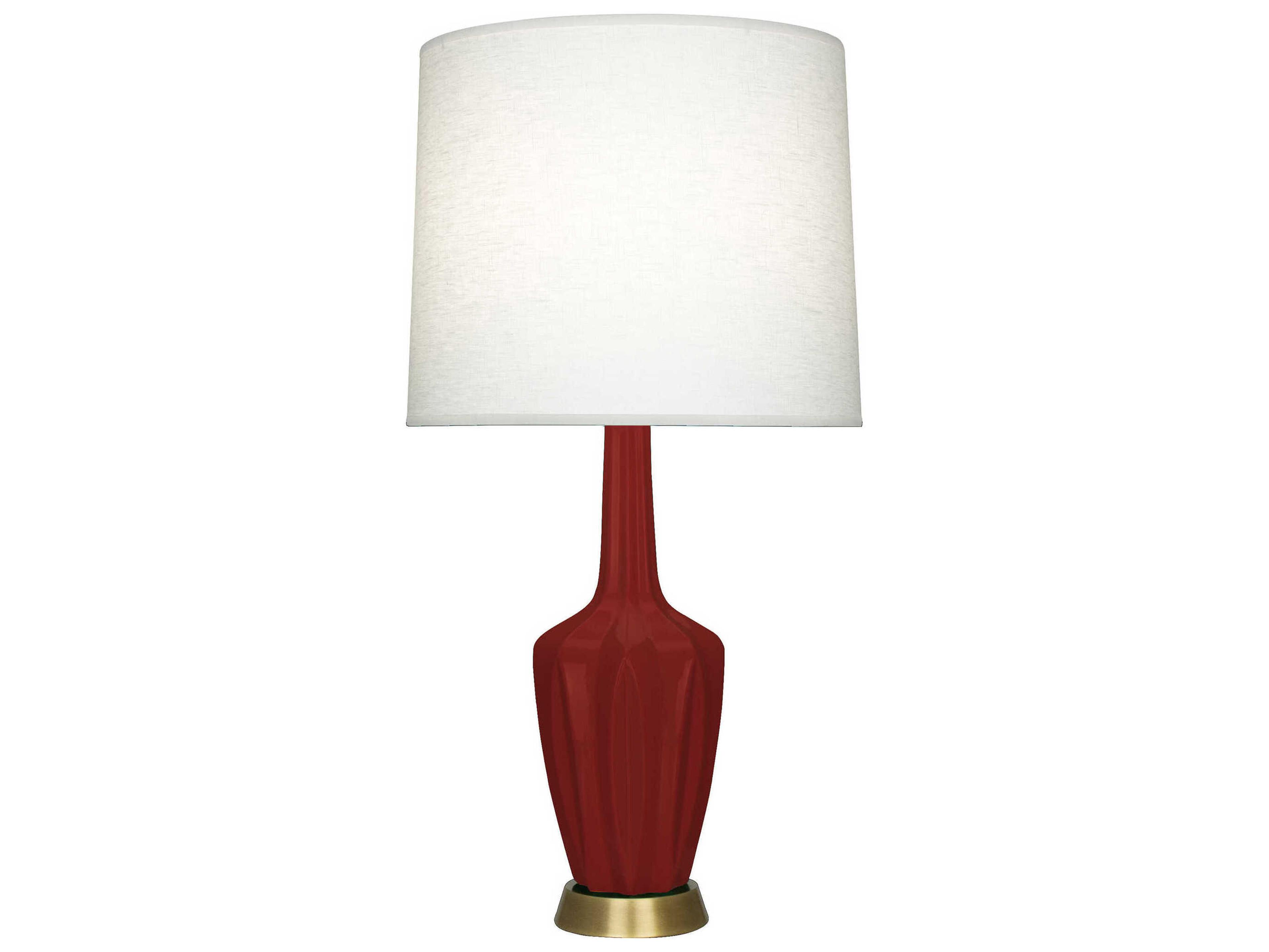 Robert Abbey Emma Oxblood Glazed Red Buffet Lamp