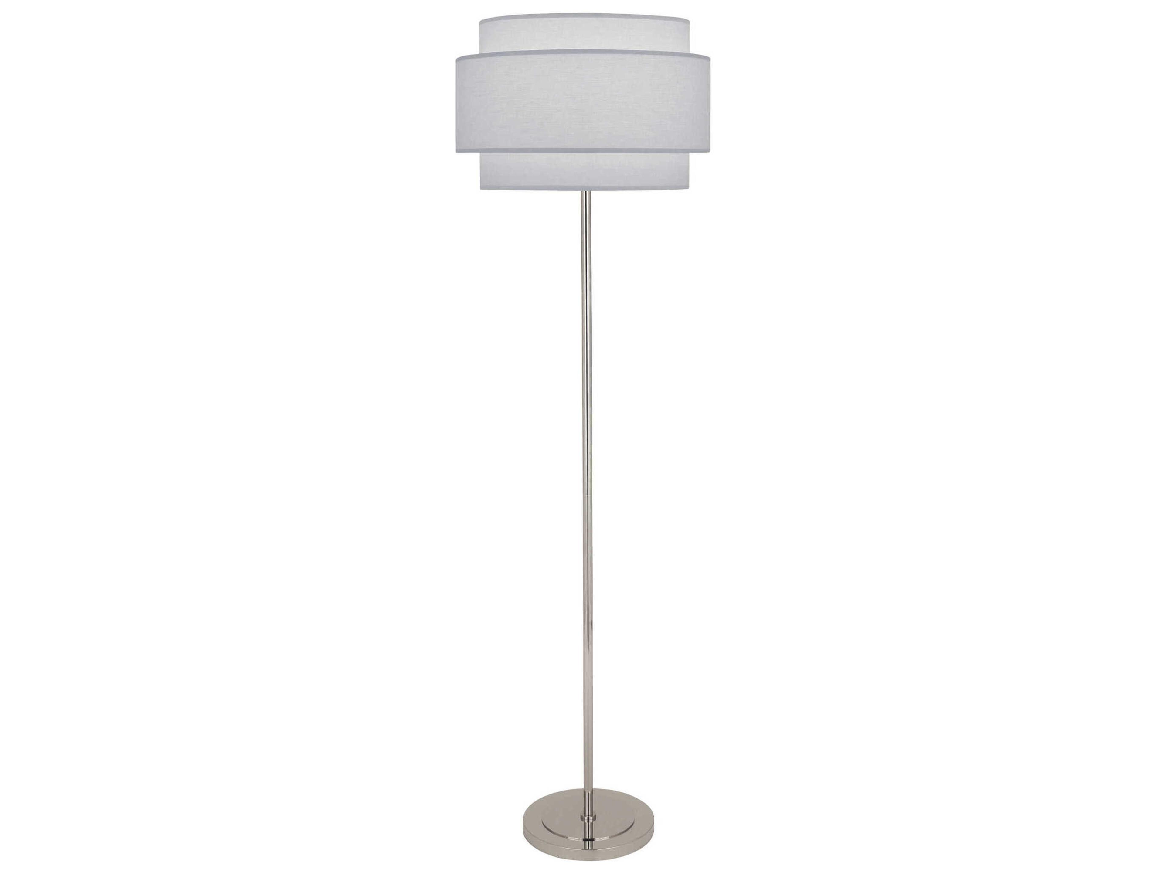 Robert Abbey Decker Gray Floor Lamp