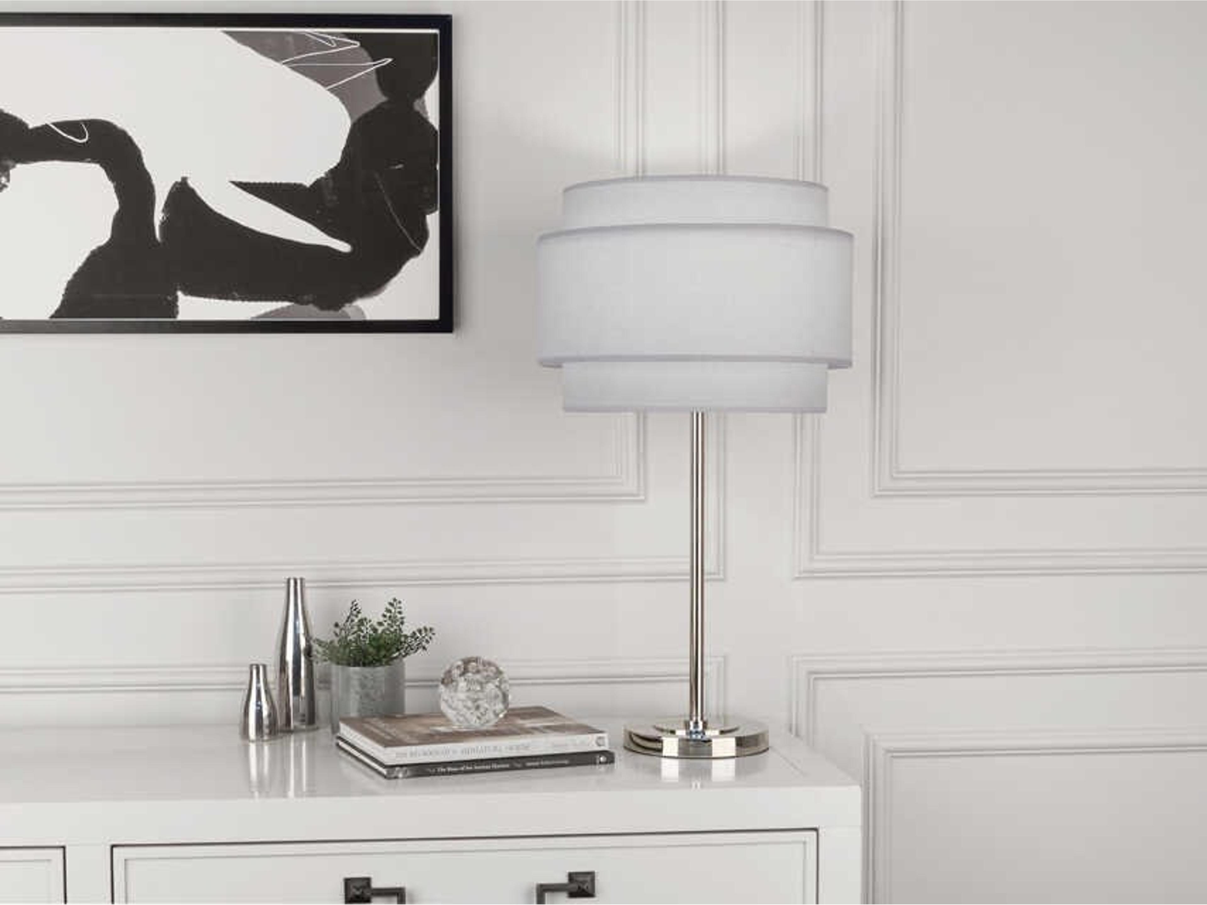 Robert Abbey Decker Gray Buffet Lamp