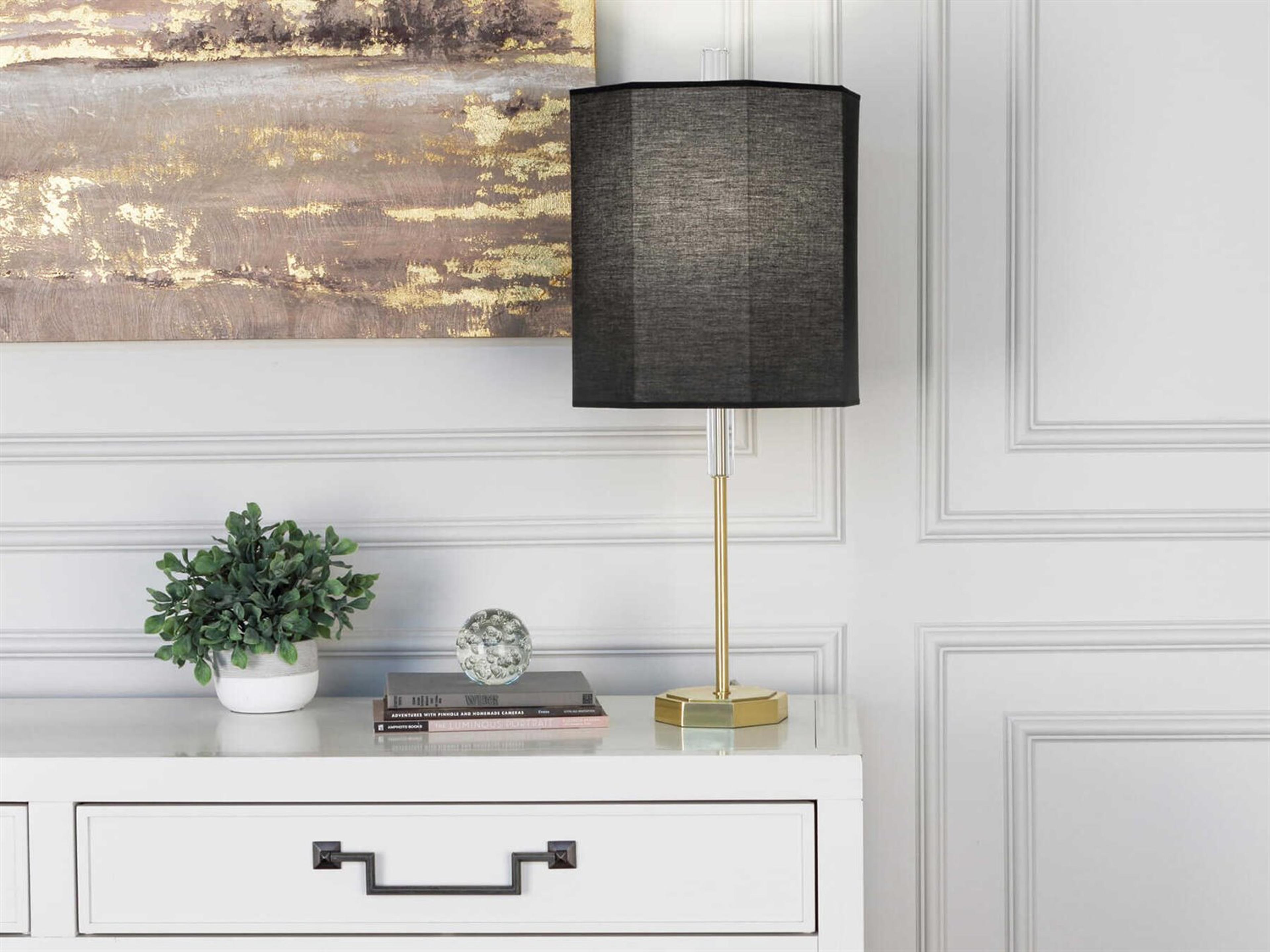 Robert Abbey Kate Black Buffet Lamp