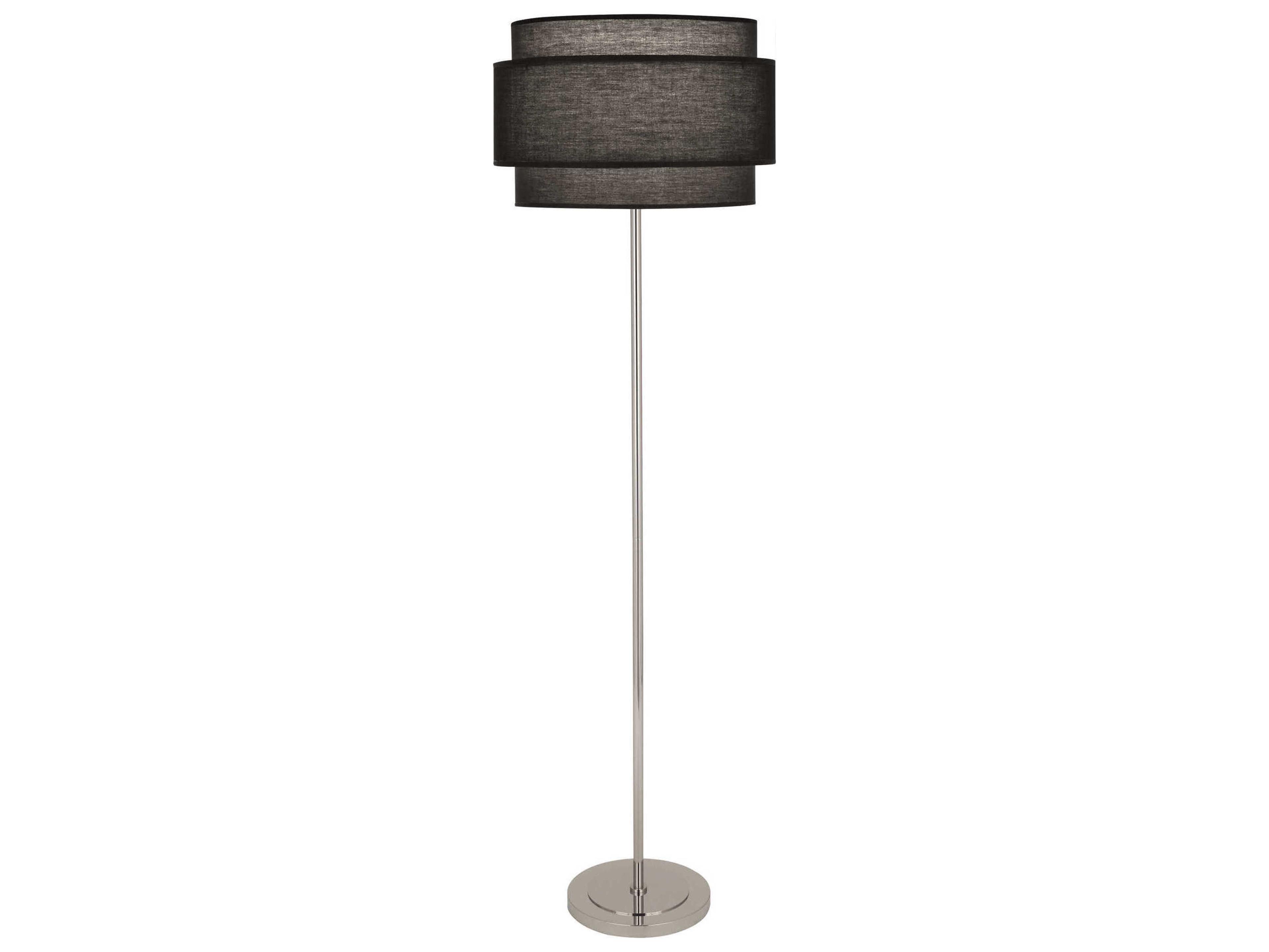 Robert Abbey Decker Black Floor Lamp