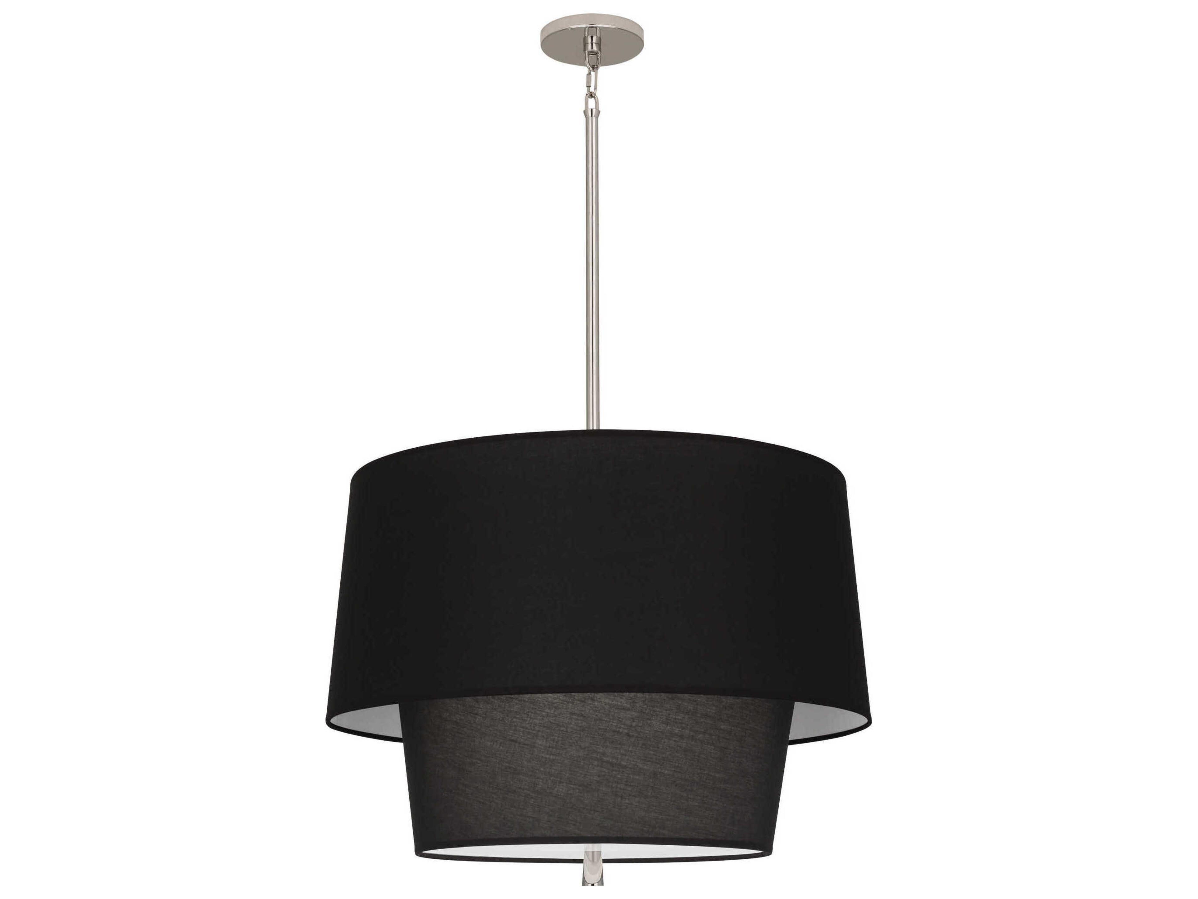 Robert Abbey Decker 3-Light Raven Black Pendant