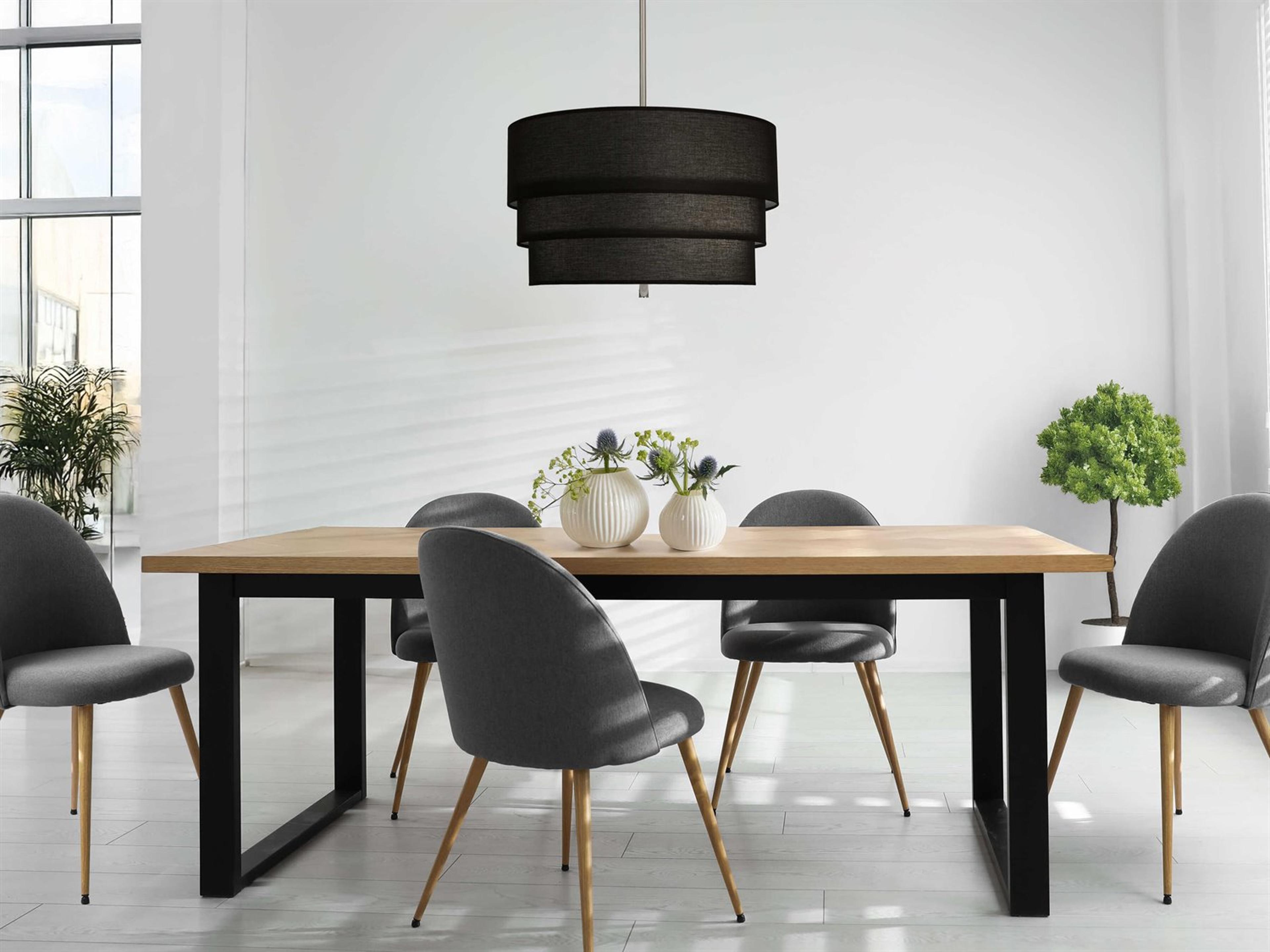 Robert Abbey Decker 3-Light Raven Black Pendant