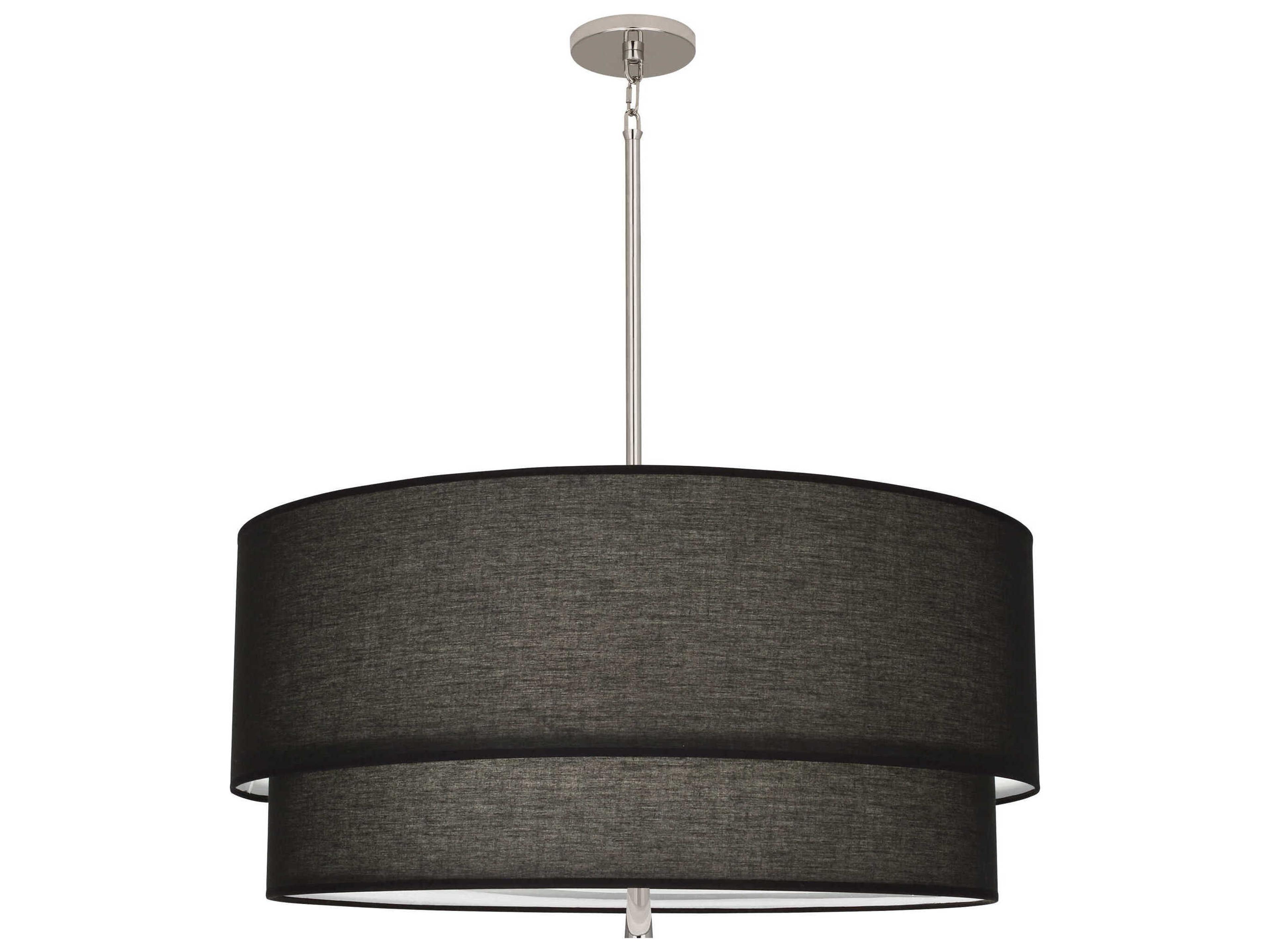 Robert Abbey Decker 3-Light Raven Black Pendant