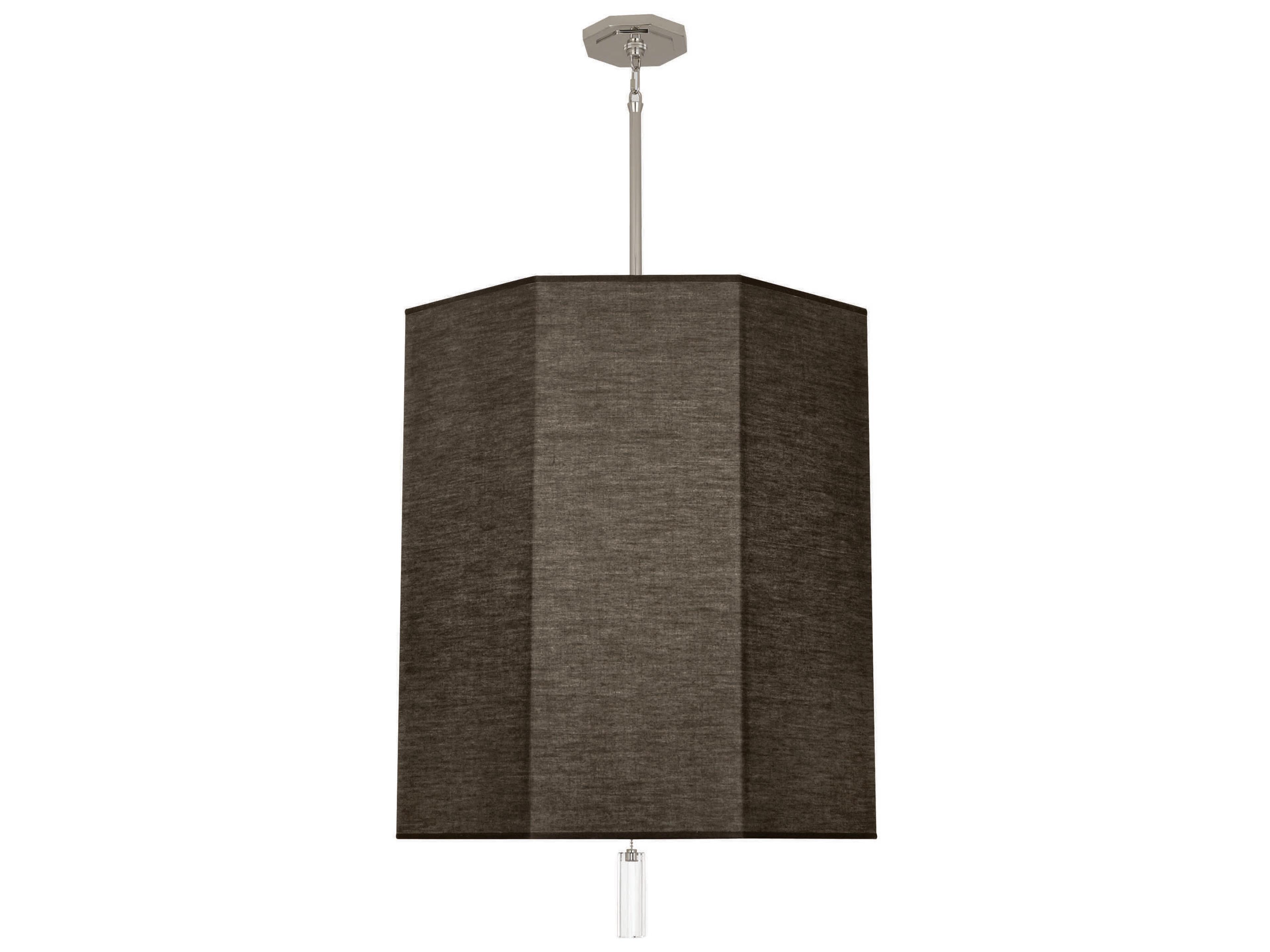 Robert Abbey Kate 6-Light Raven Black Pendant