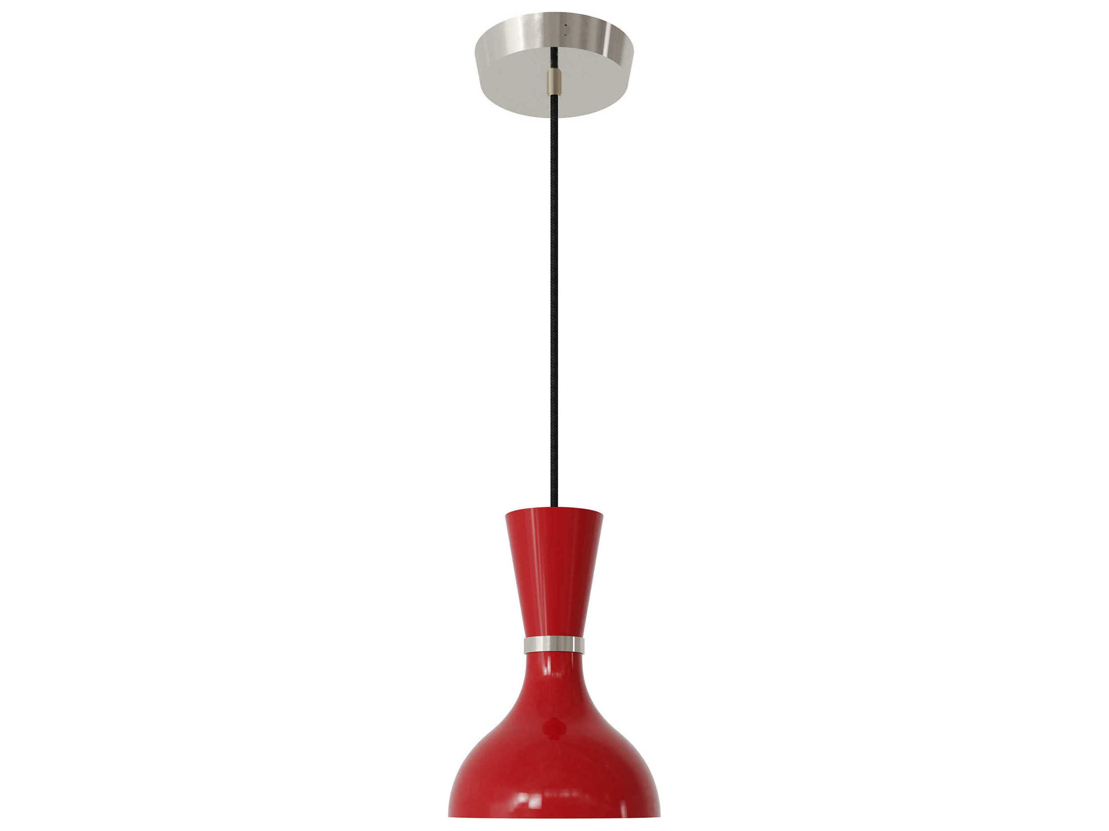 Robert Abbey Clare 1-Light Ruby Red Mini Pendant