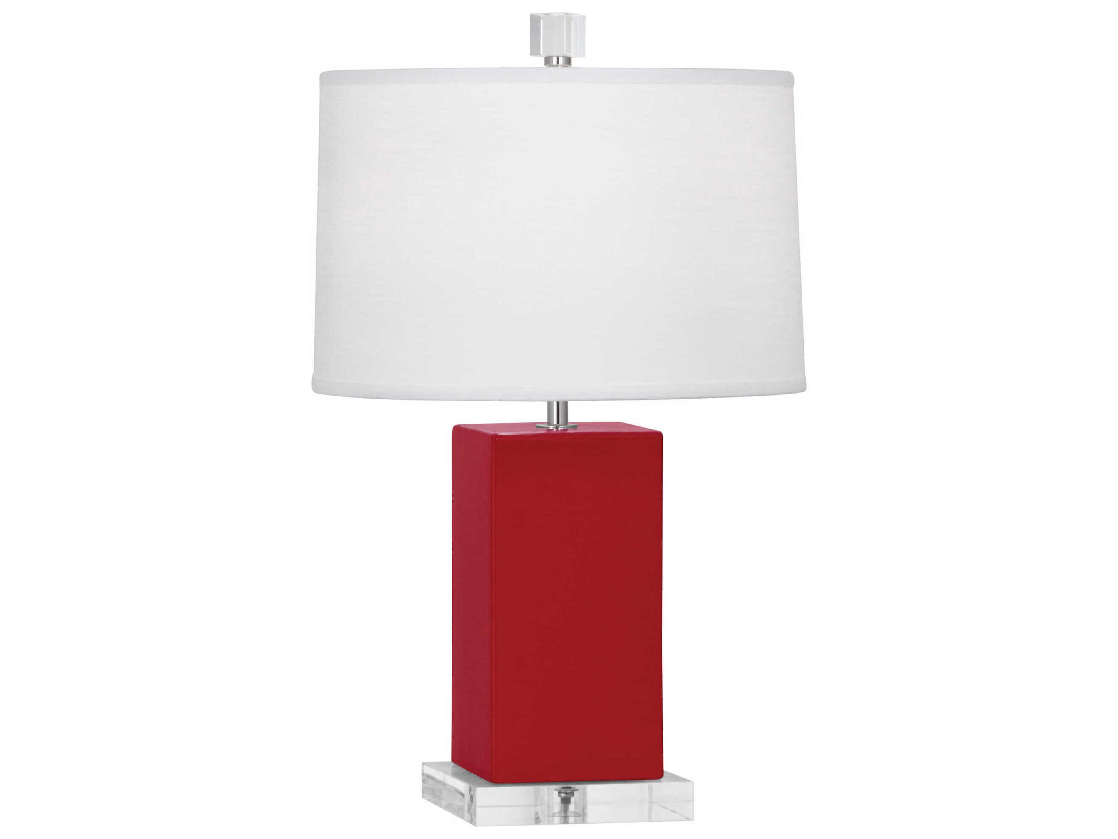 Harvey Ruby Red Glazed Table Lamp