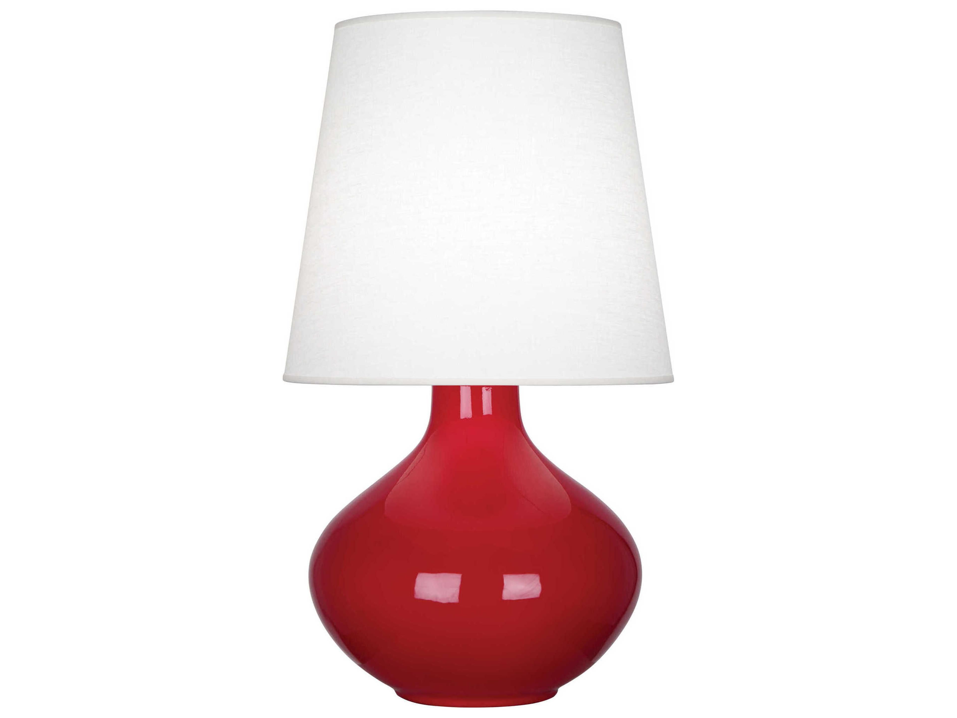 Robert Abbey June Red Buffet Lamp