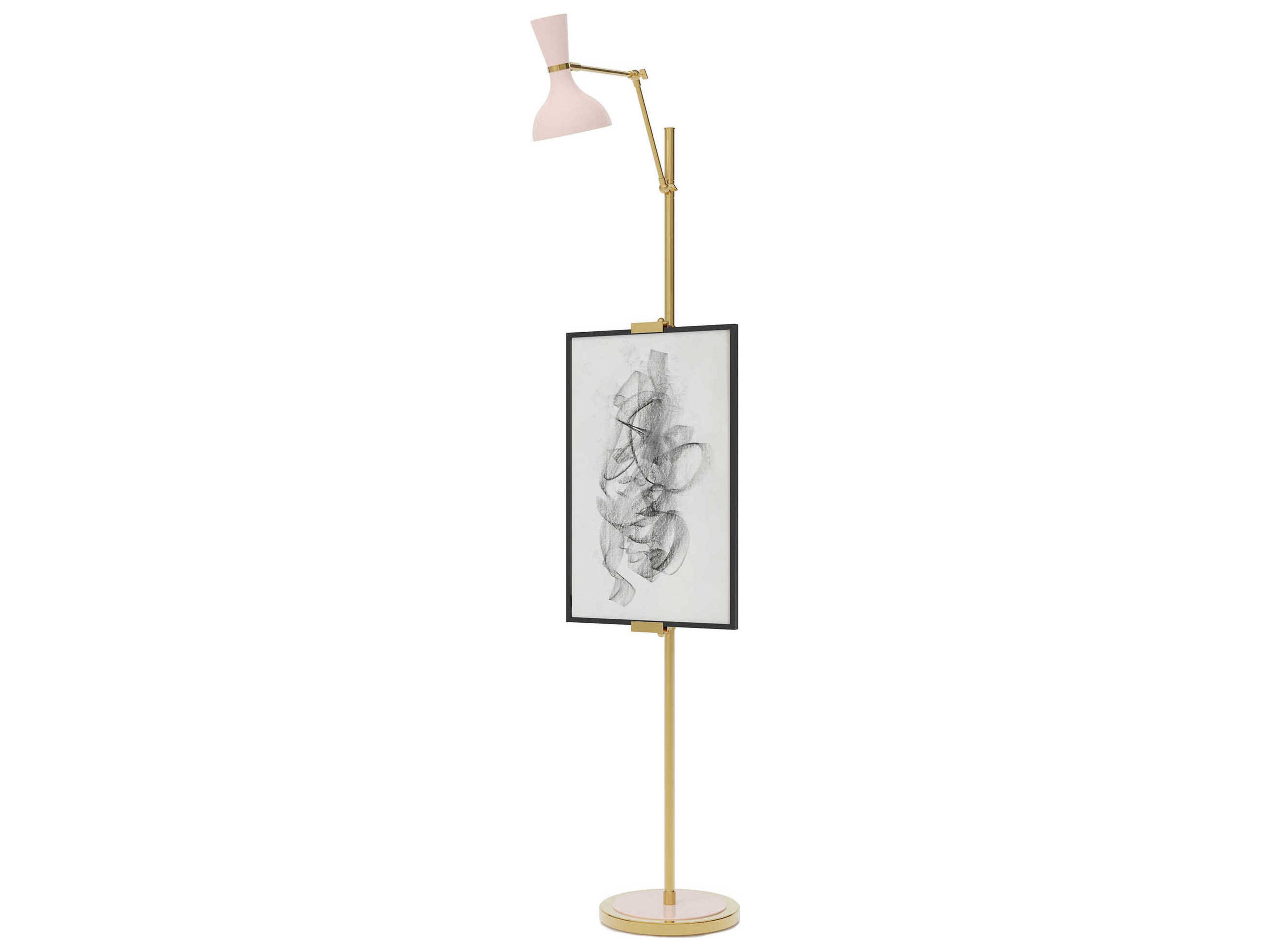 Clare Rose Water Pink Floor Lamp