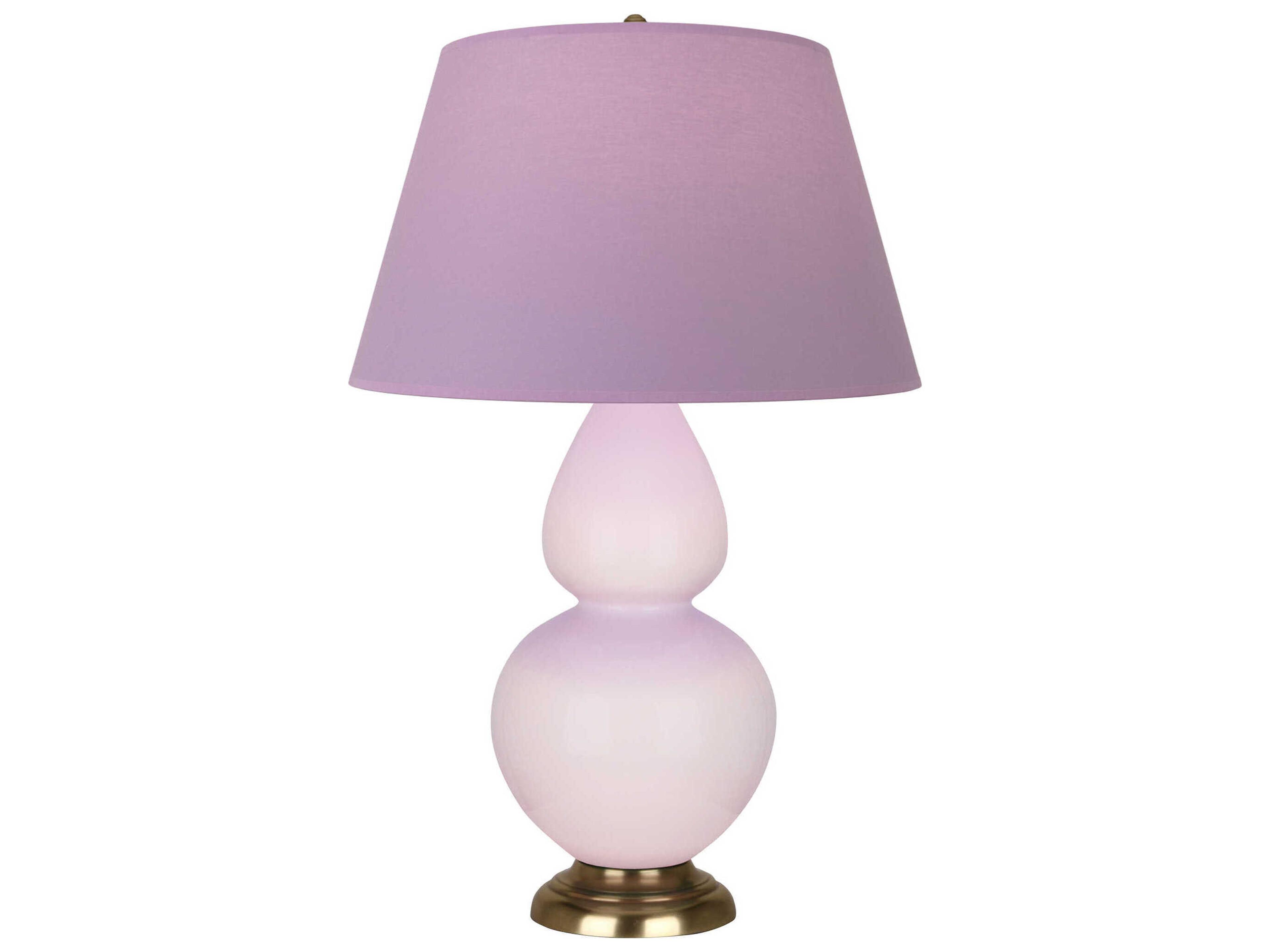 Robert Abbey Double Gourd Rose Water Glazed Pink Buffet Lamp