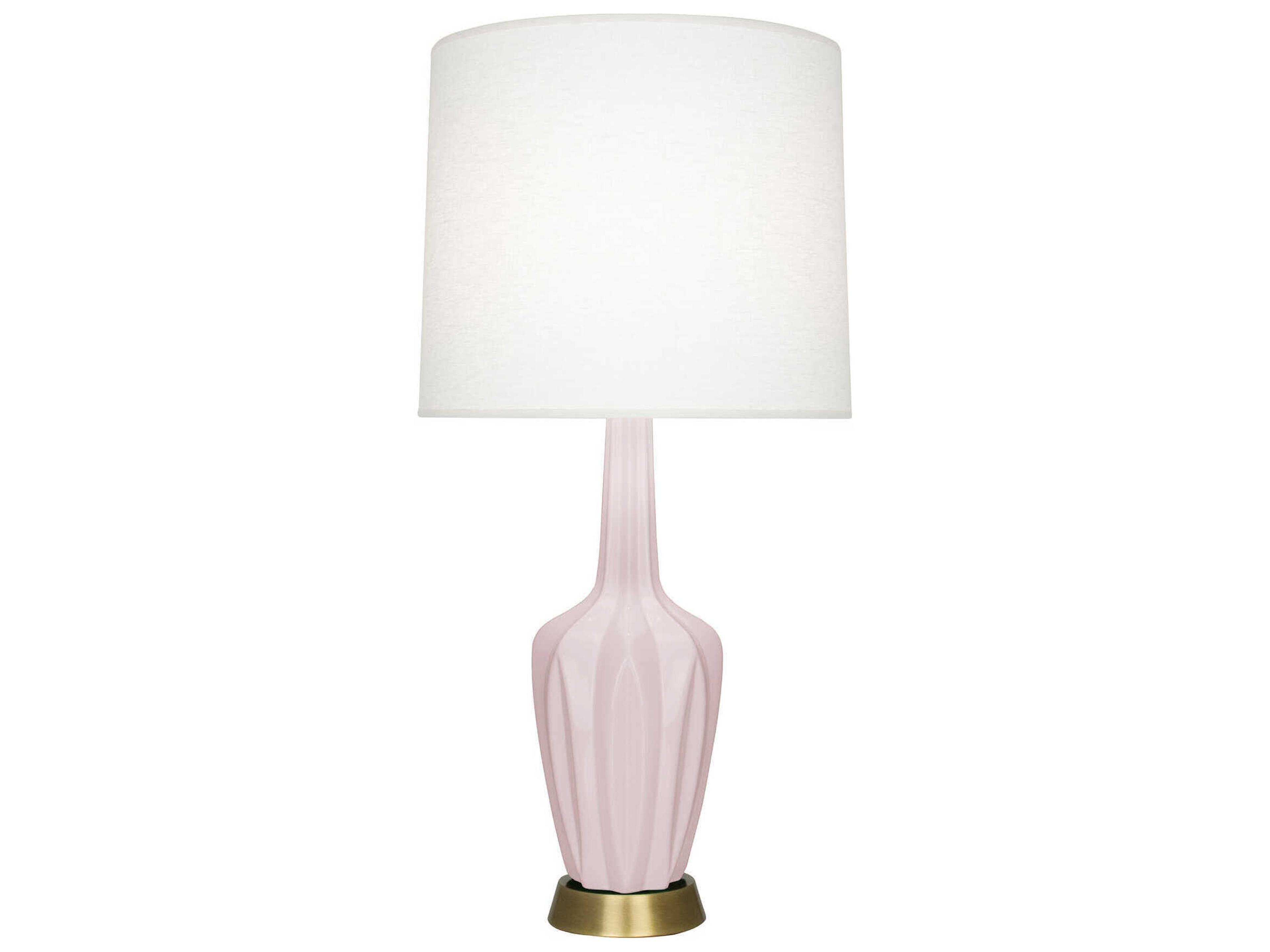 Robert Abbey Emma Rose Water Glazed Pink Buffet Lamp
