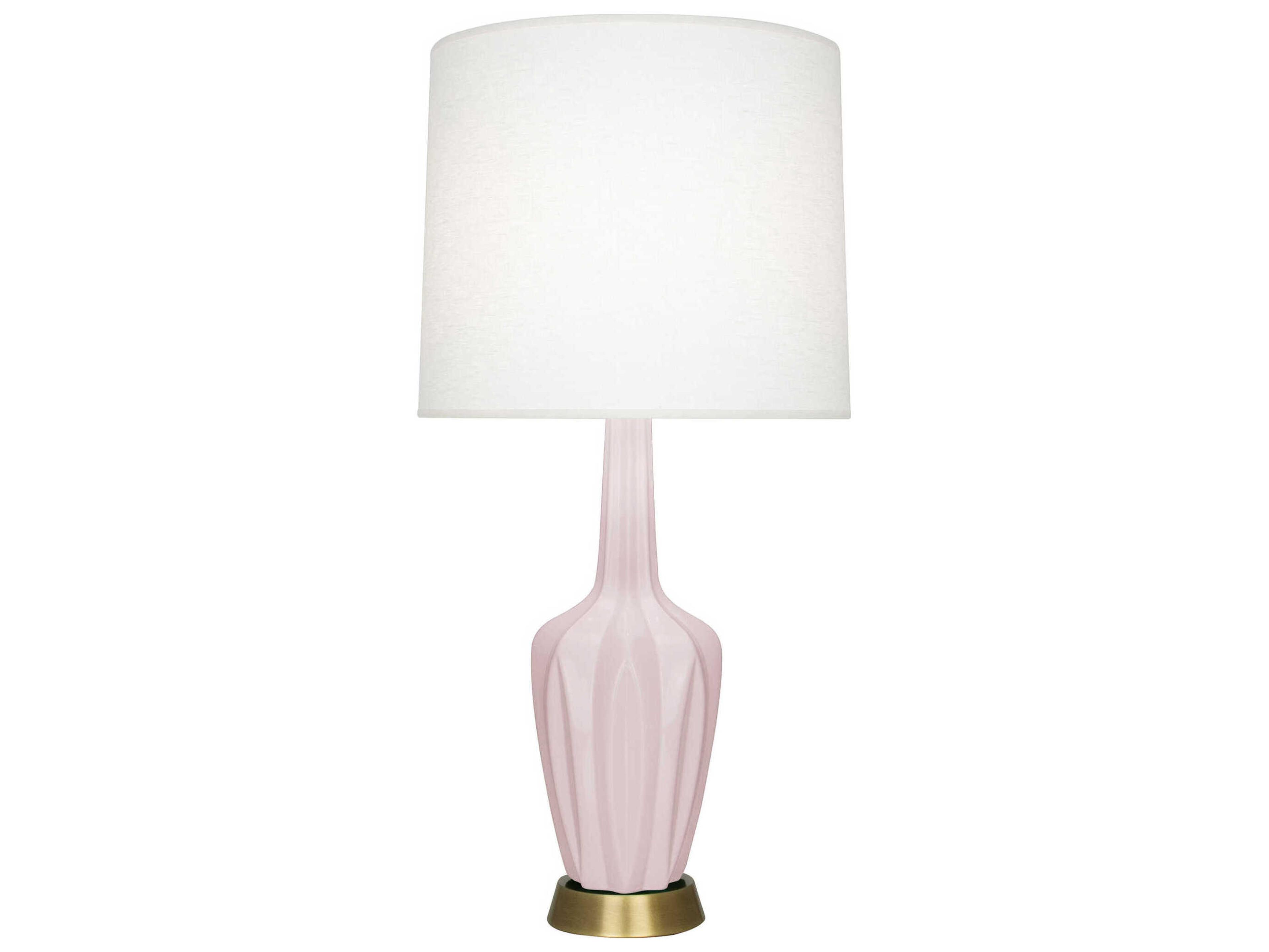 Robert Abbey Emma Rose Water Glazed Pink Buffet Lamp