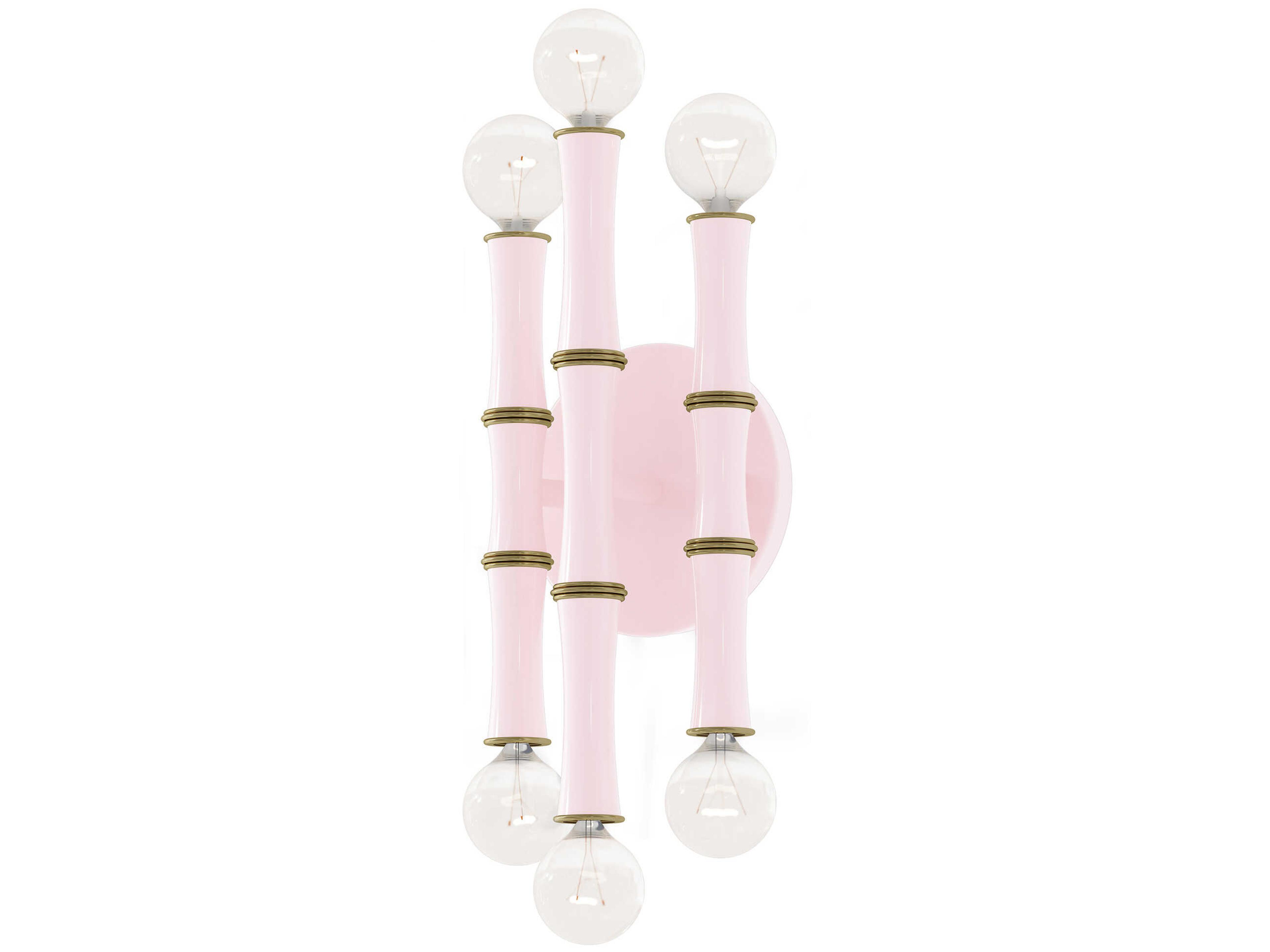 Kane 6-Light Rose Water Pink Wall Sconce