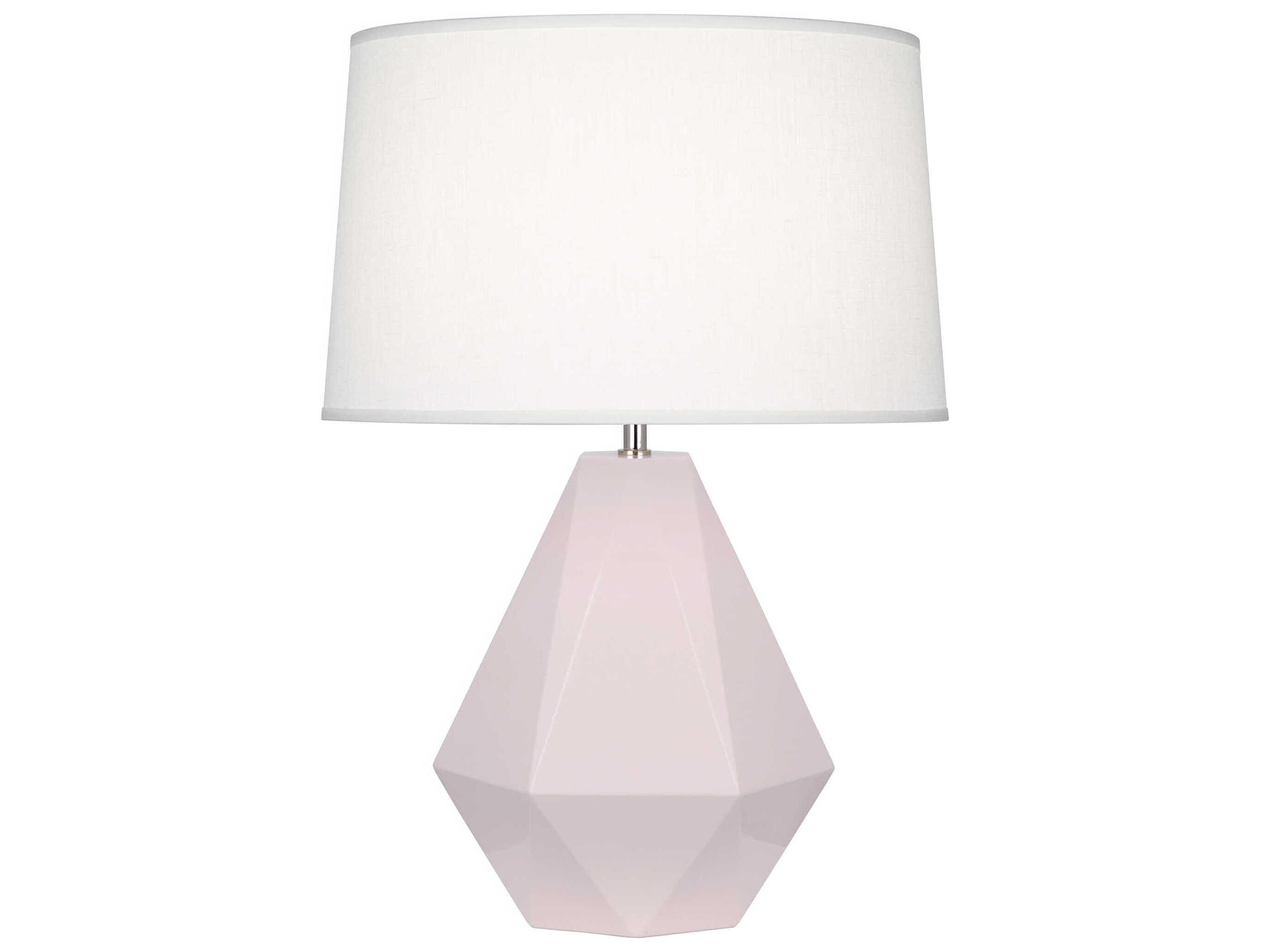 Delta Rose Water Glazed Pink Table Lamp