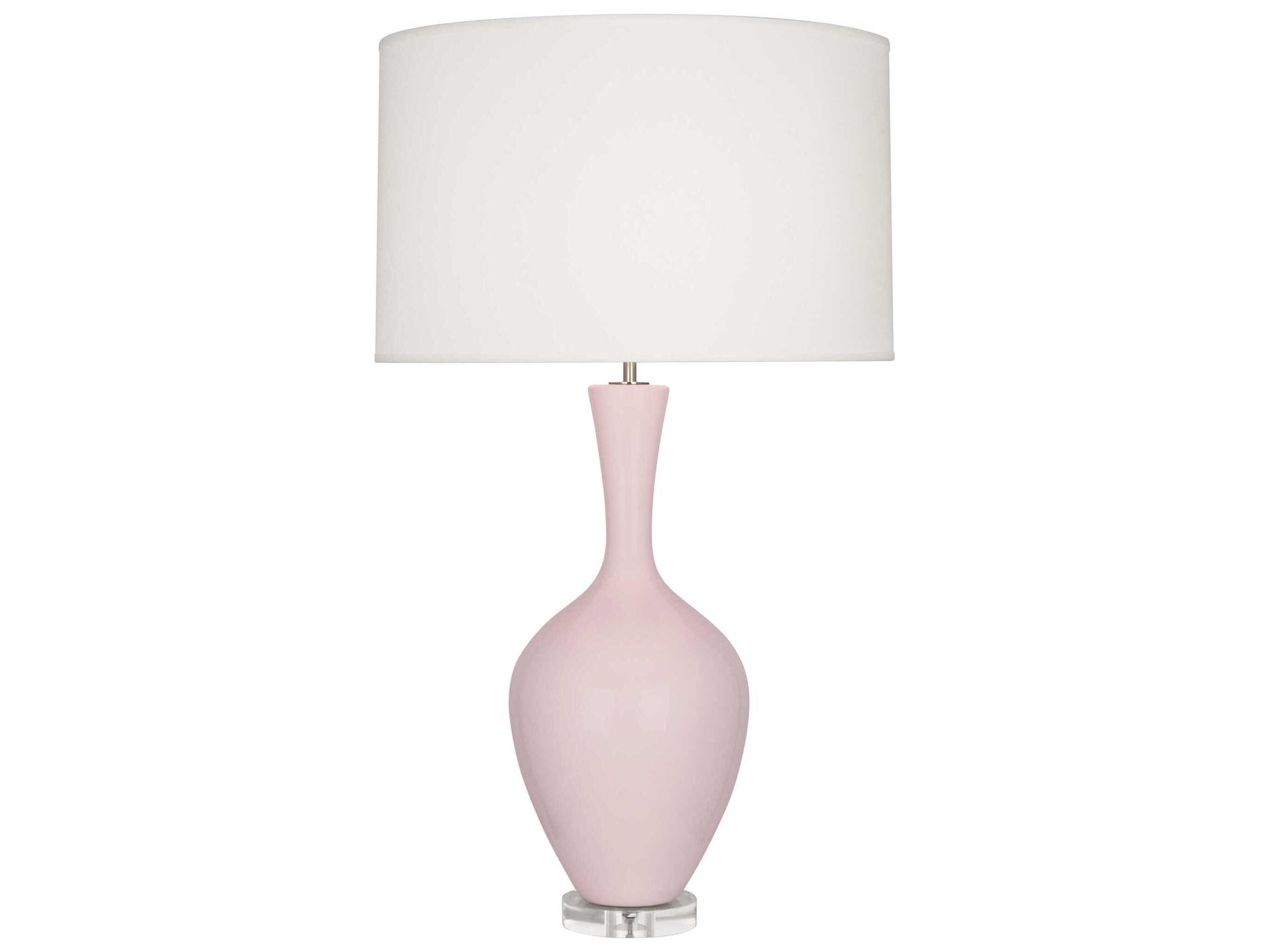 Audrey Rose Water Glazed Pink Buffet Lamp