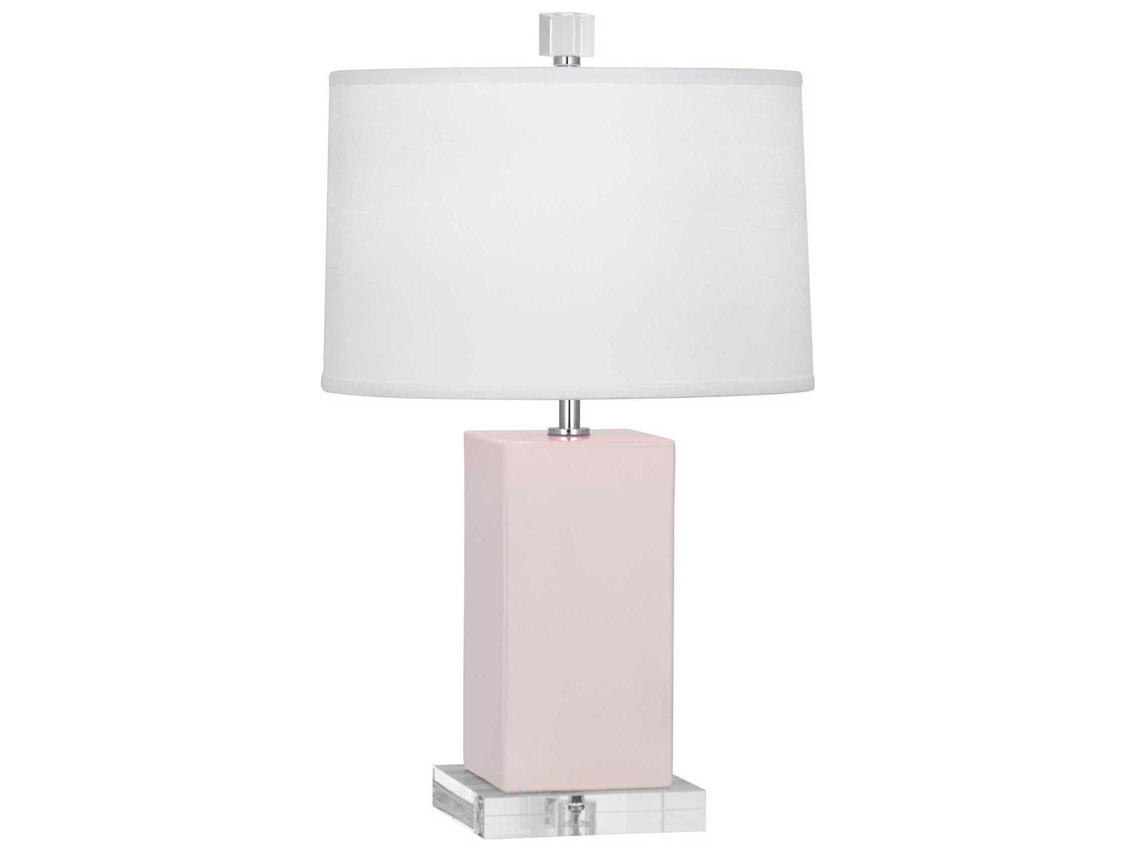 Harvey Rose Water Glazed Pink Table Lamp