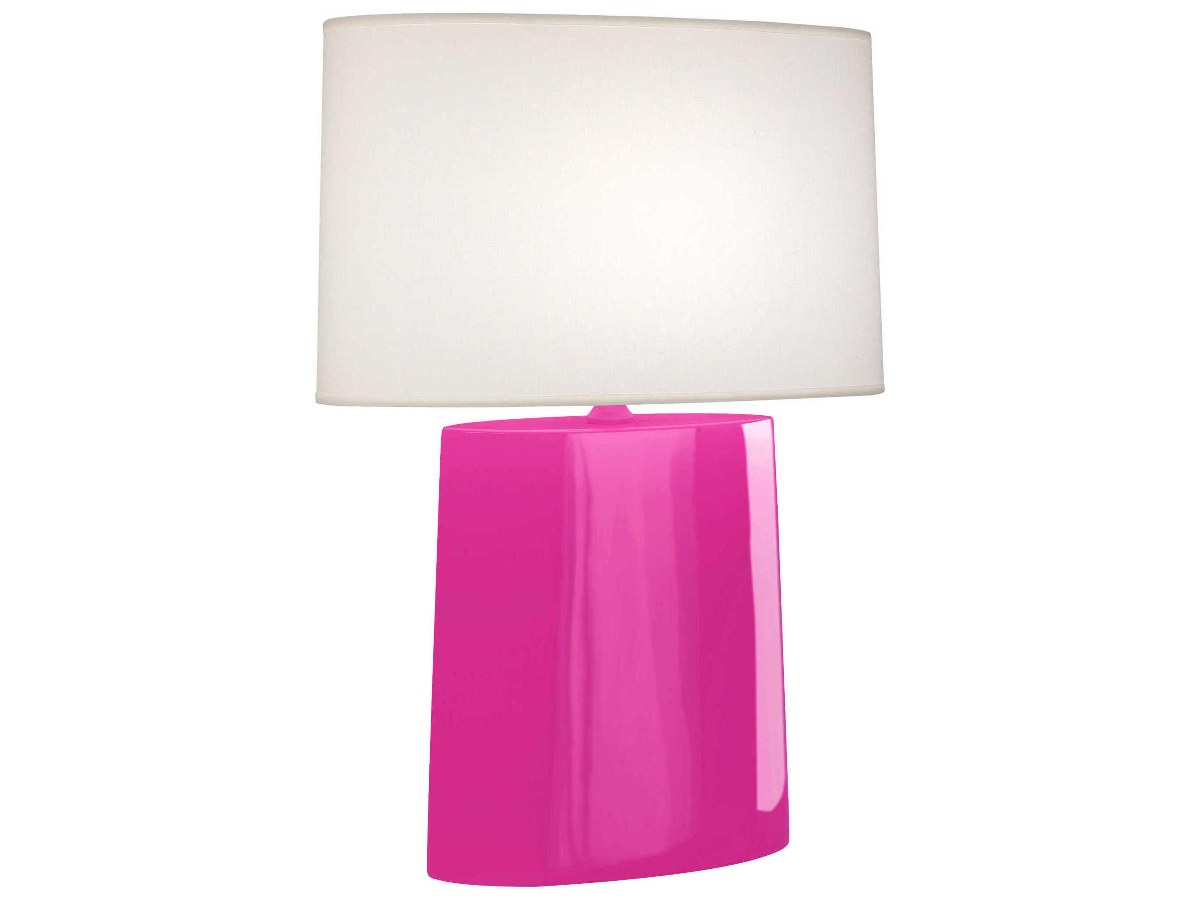 Victor Razzle Rose Glazed Pink Buffet Lamp