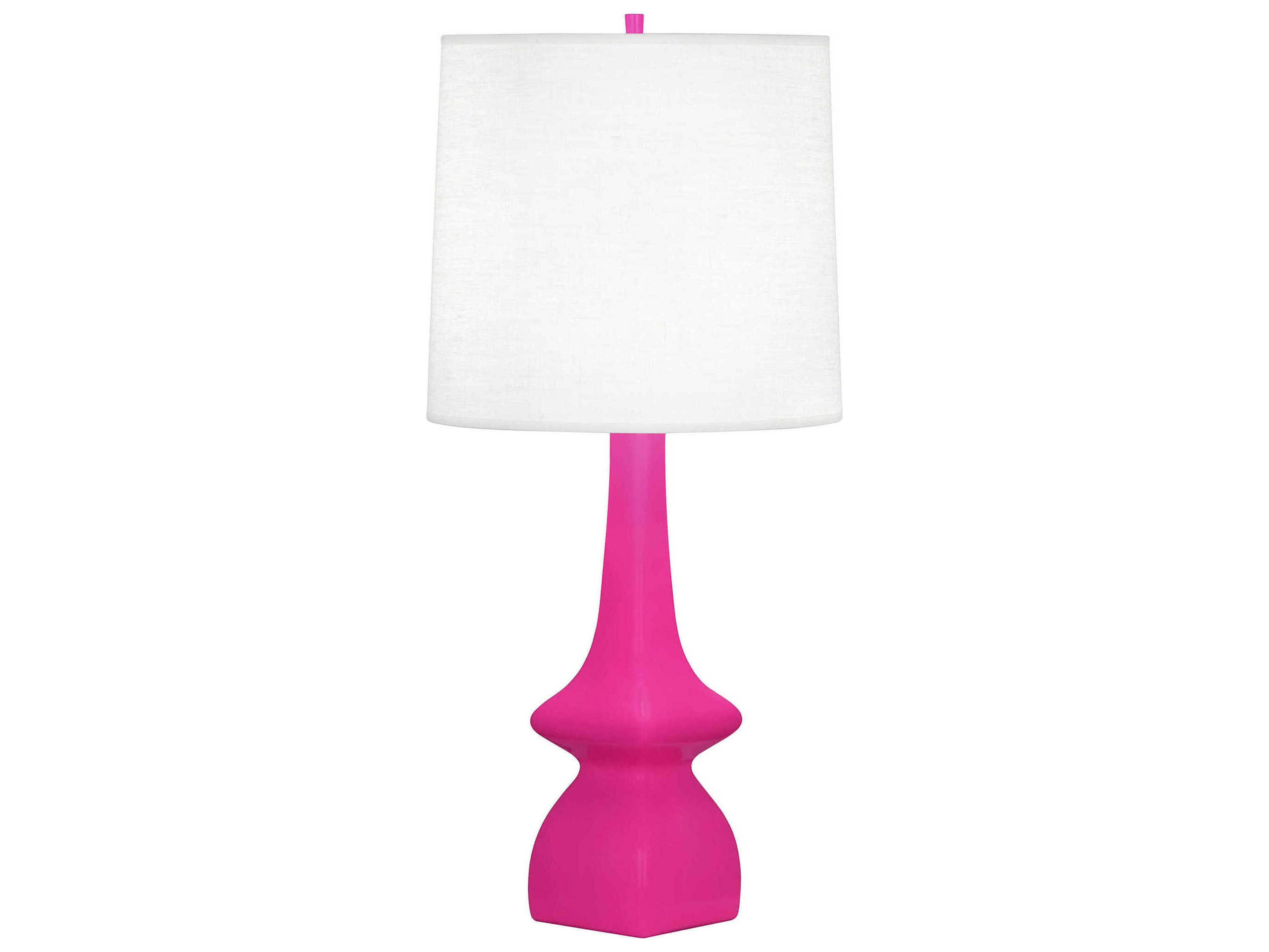 Jasmine Razzle Rose Glazed Pink Buffet Lamp