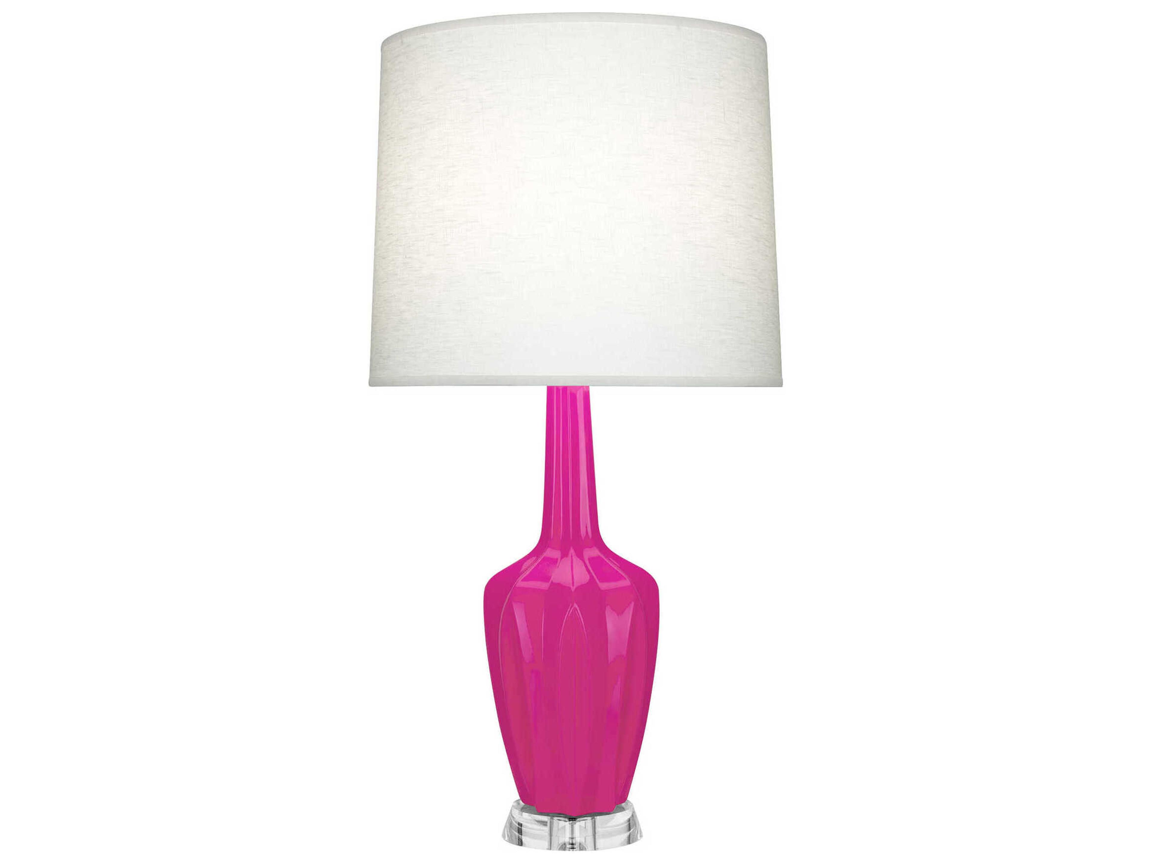 Emma Razzle Rose Glazed Pink Buffet Lamp