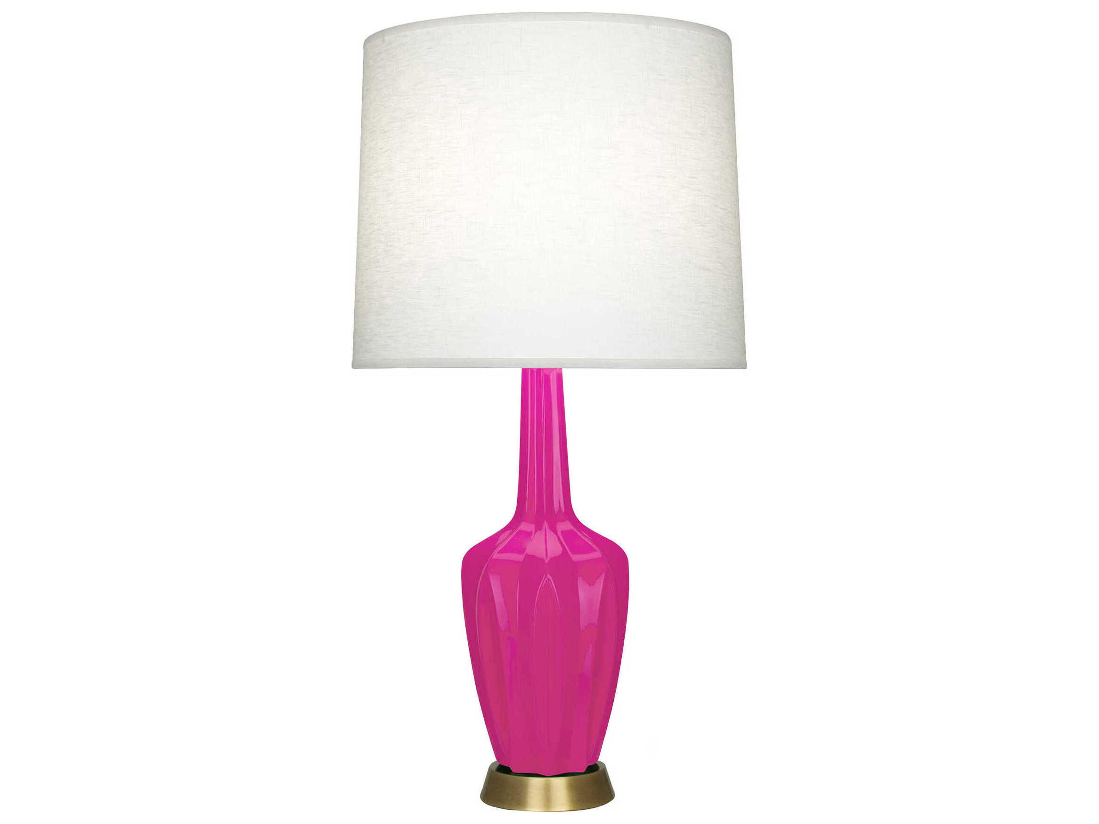 Robert Abbey Emma Razzle Rose Glazed Pink Buffet Lamp