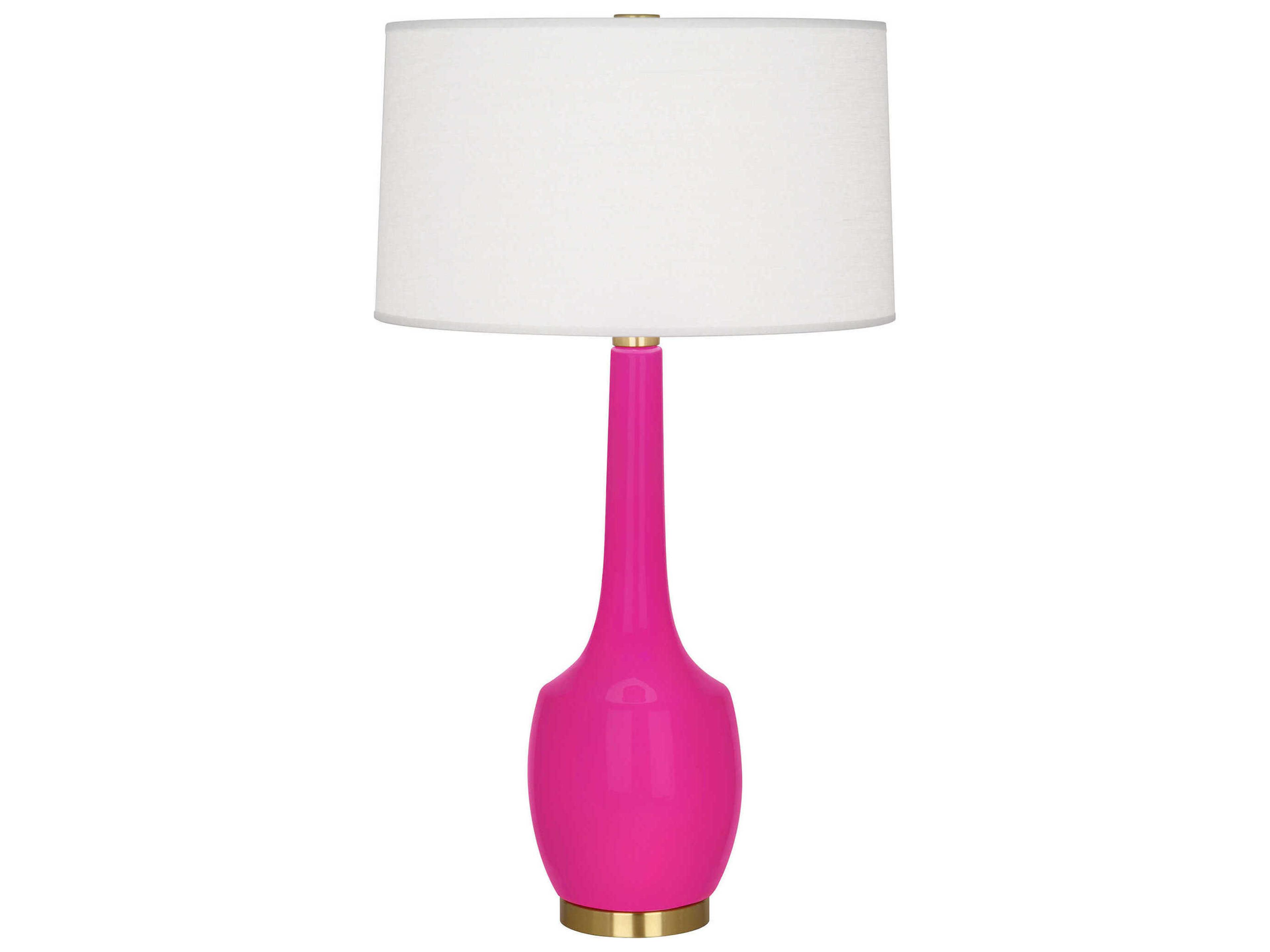 Delilah Razzle Rose Glazed Pink Buffet Lamp