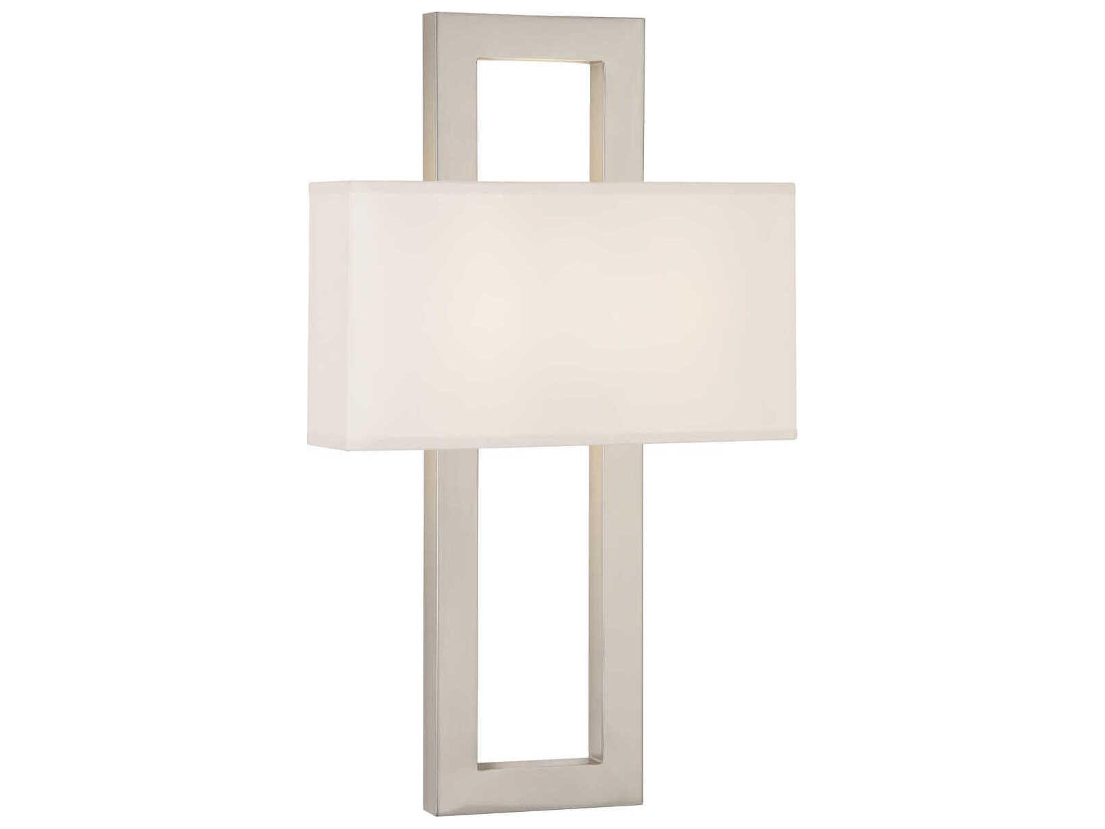 Doughnut 2-Light Antique Silver Wall Sconce