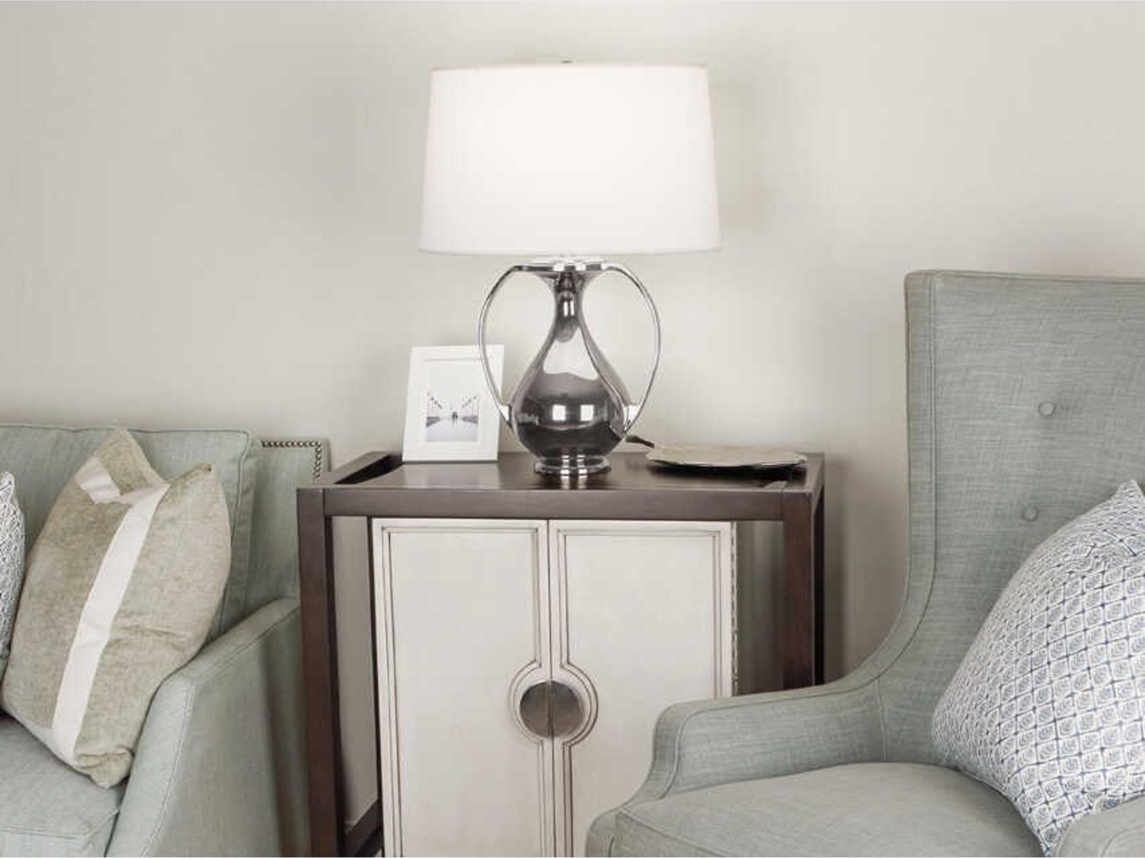 Robert Abbey Belvedere Polished Nickel Buffet Lamp