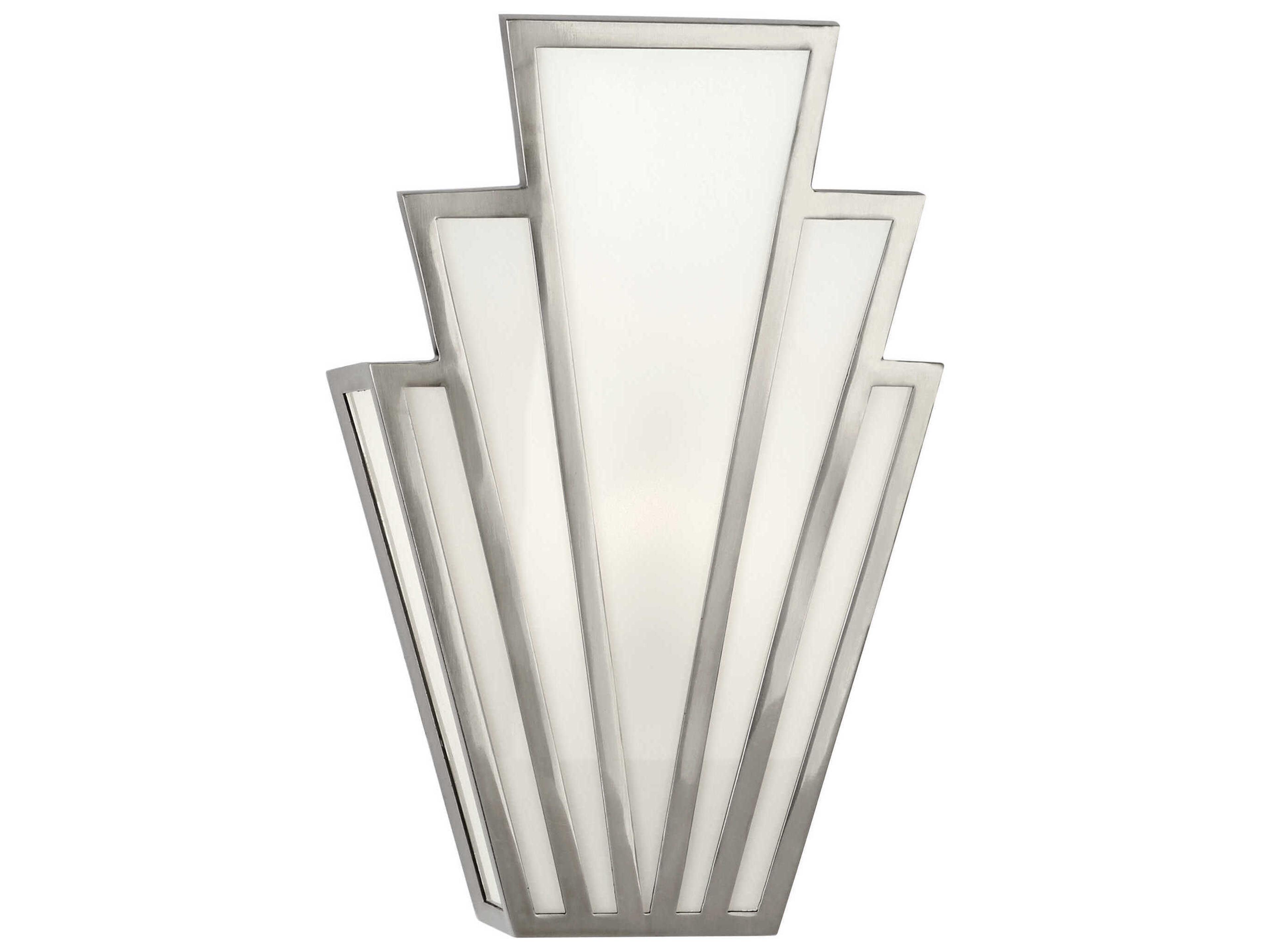 Empire 1-Light Antique Silver Wall Sconce