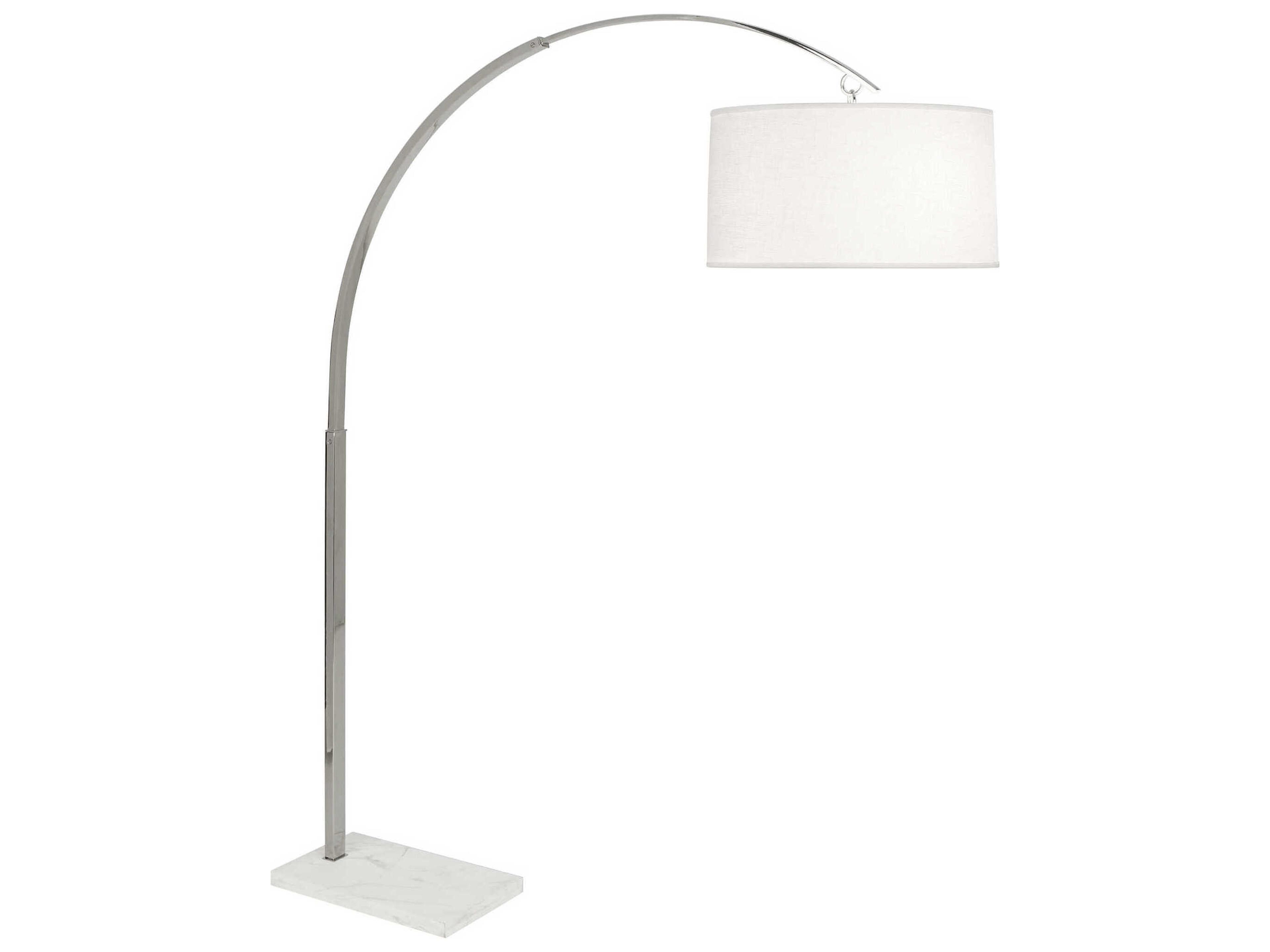 Archer Polished Nickel Floor Lamp