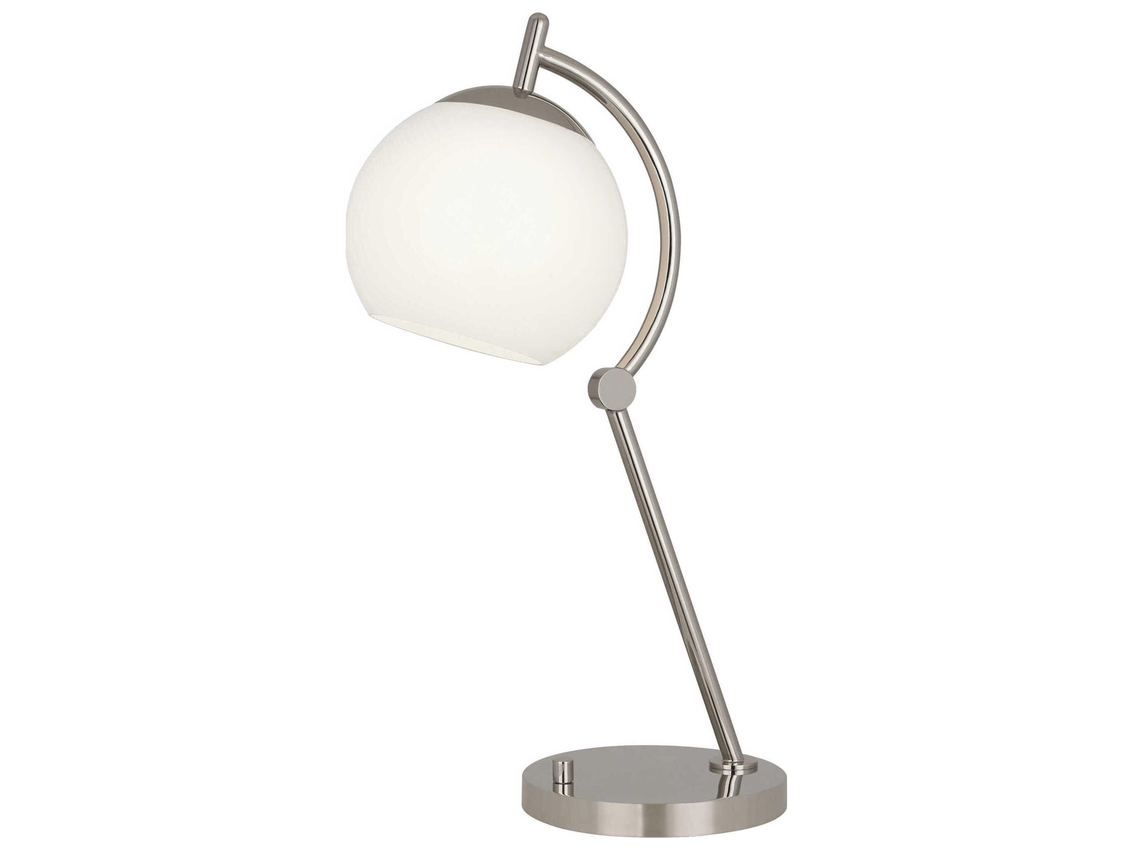 Nova Polished Nickel Desk Lamp