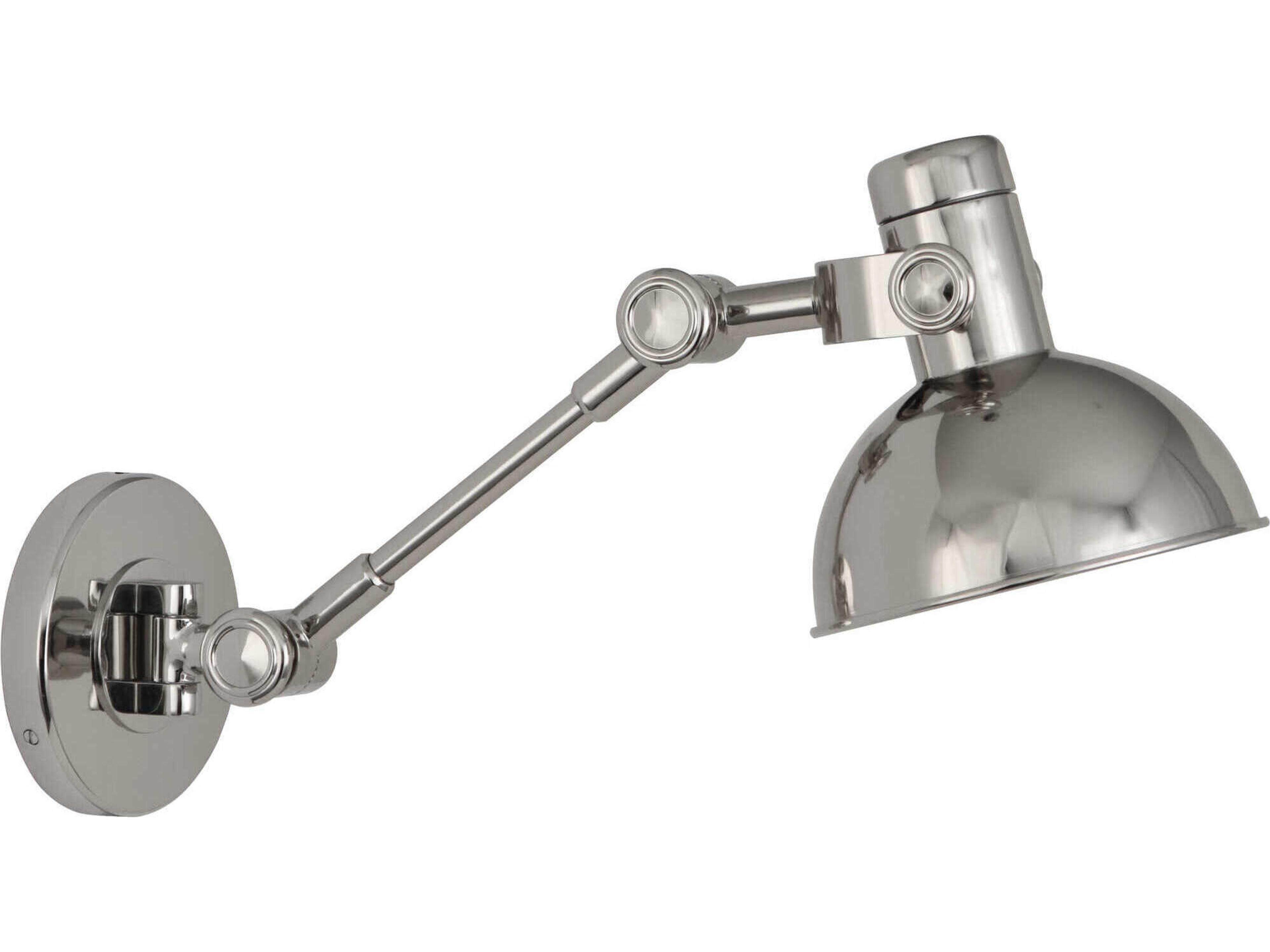 Rico Espinet Scout 1-Light Polished Nickel Swing Wall Sconce