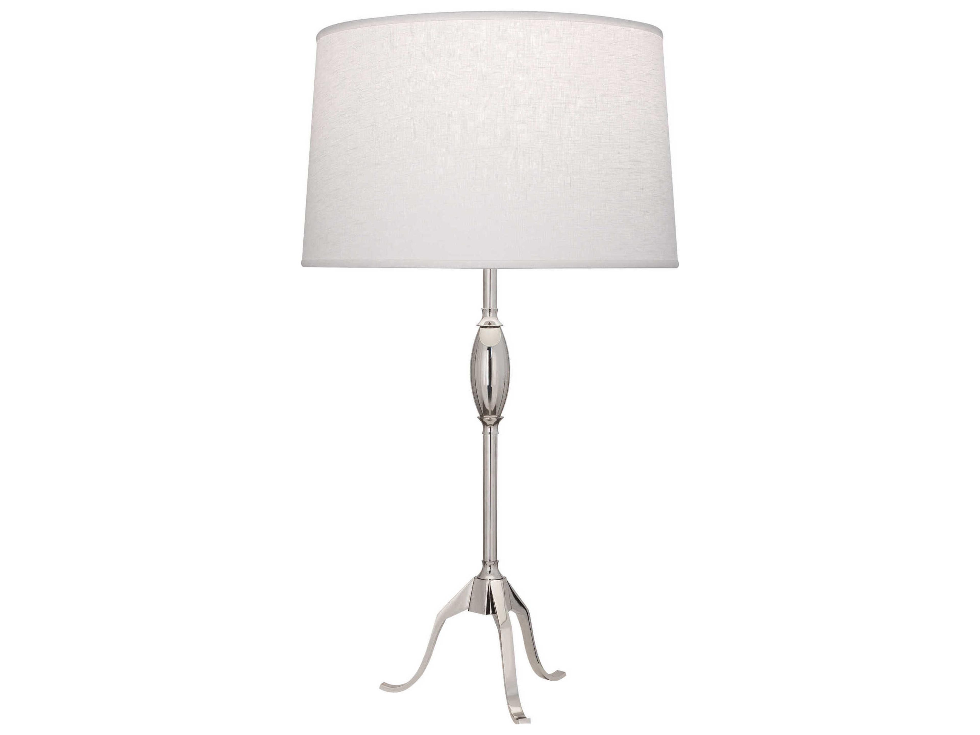 Grace Polished Nickel Buffet Lamp