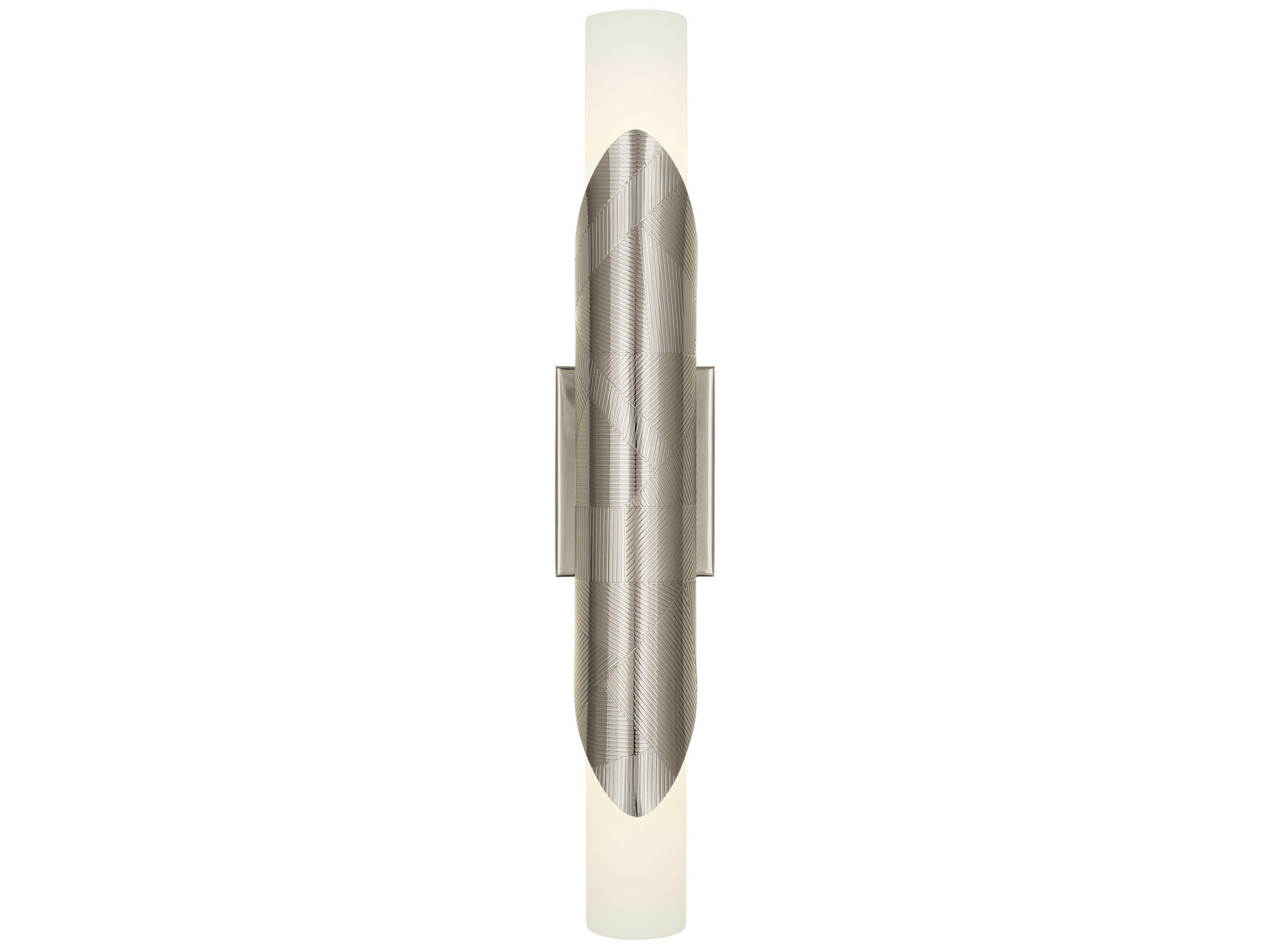 Michael Berman Brut 2-Light Polished Nickel Wall Sconce