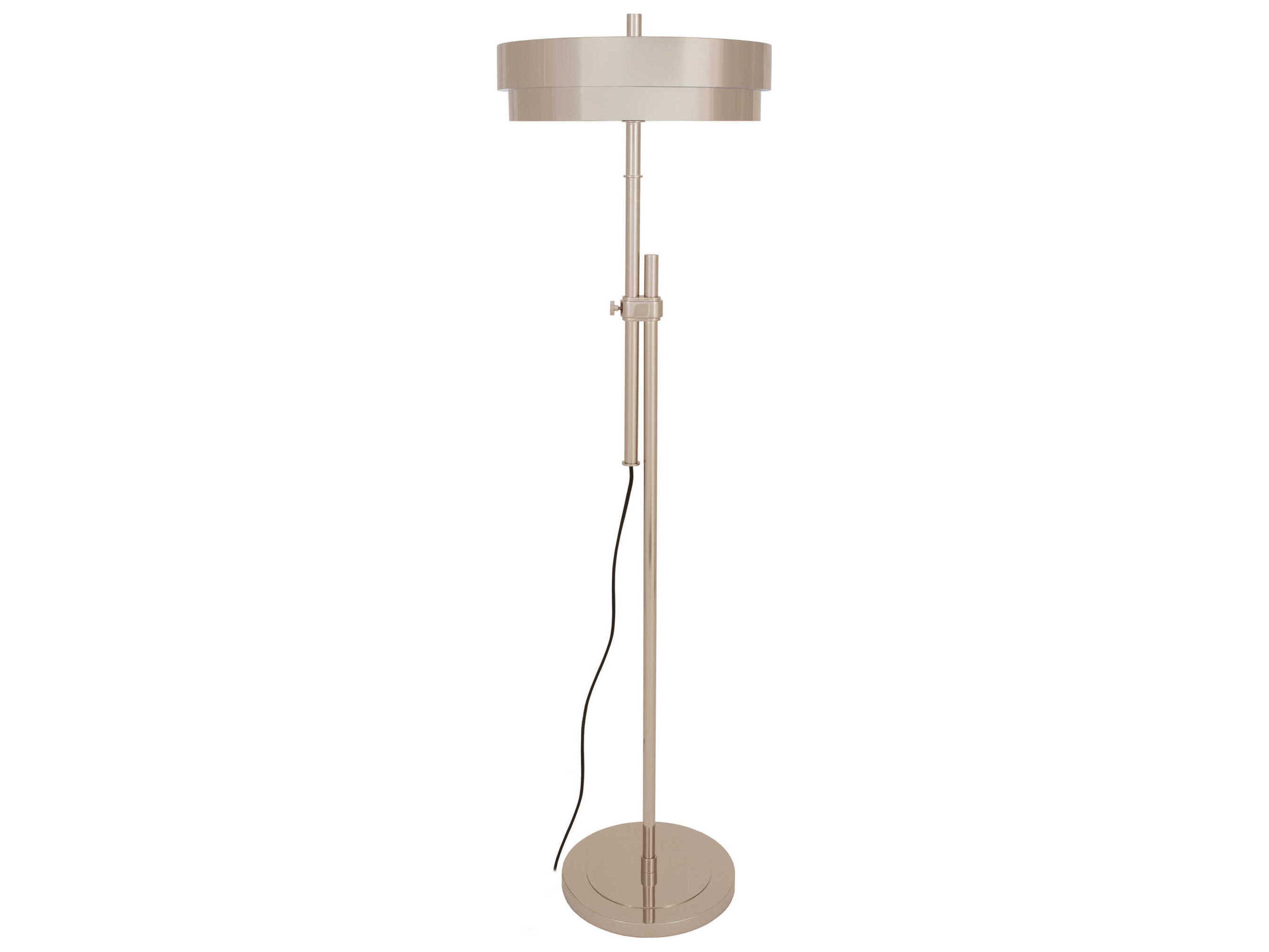 Elliott Polished Nickel Floor Lamp