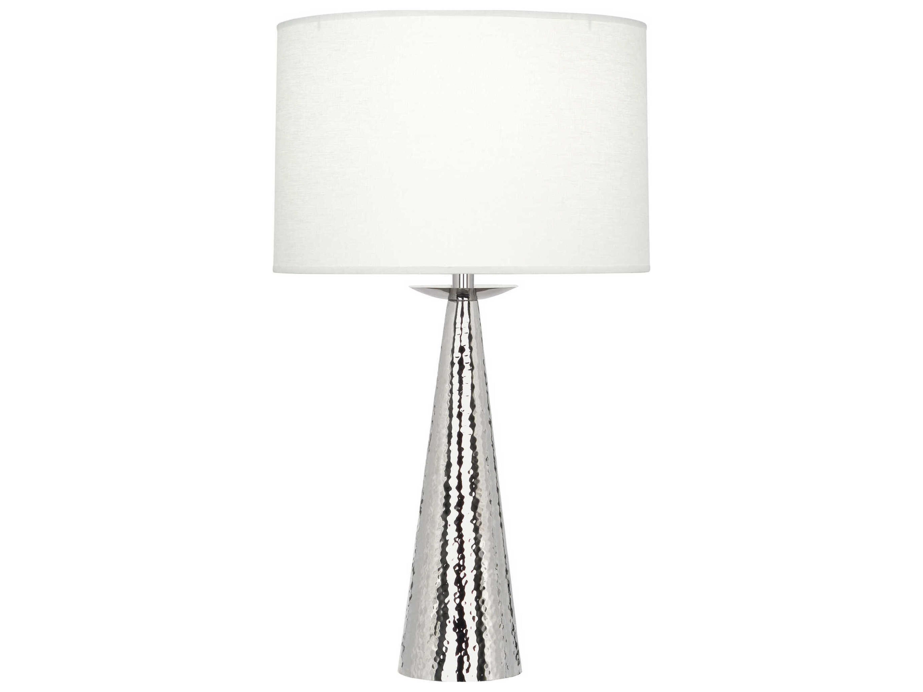 Dal Polished Nickel Buffet Lamp