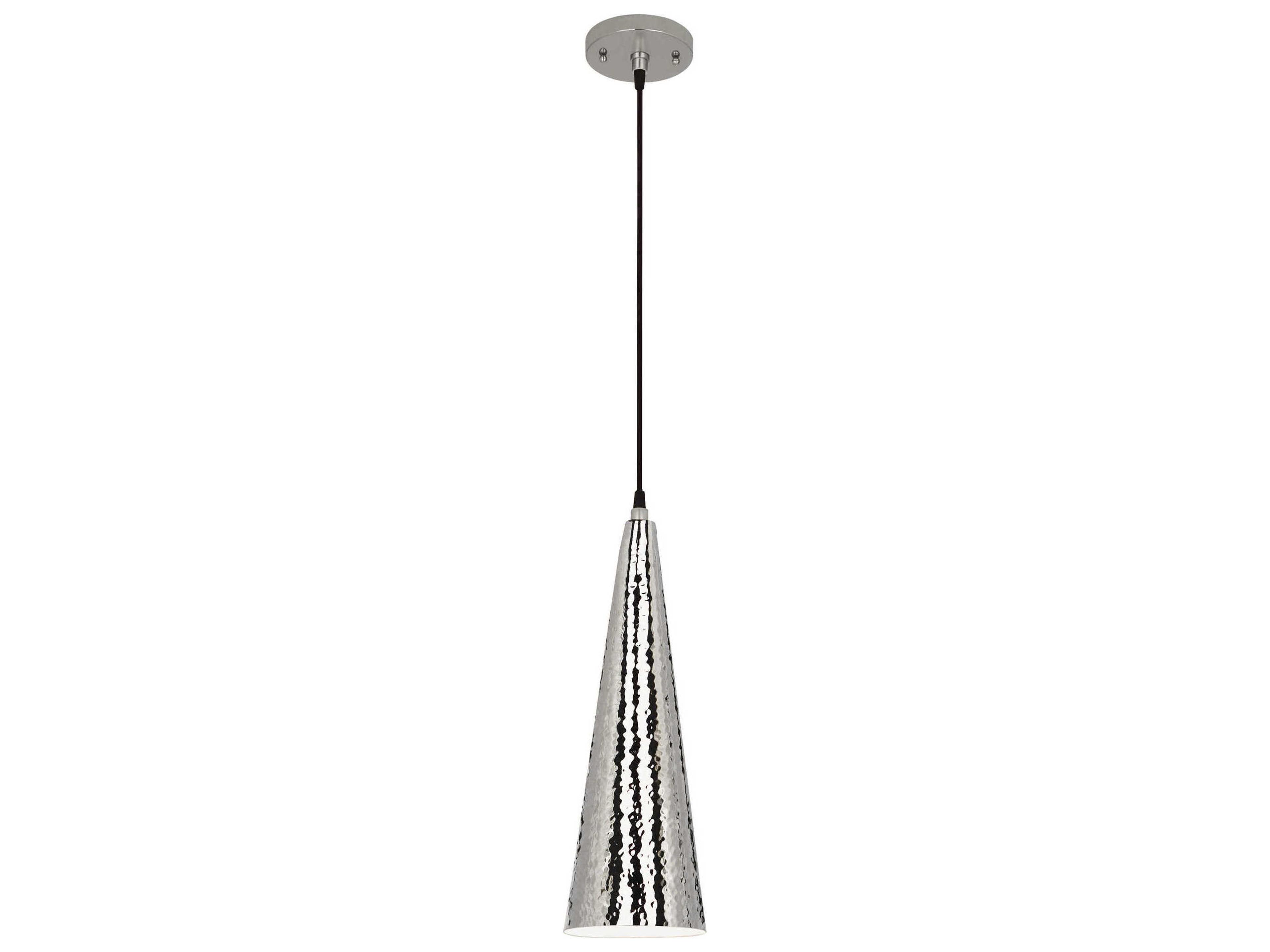 Dal 1-Light Polished Nickel Mini Pendant