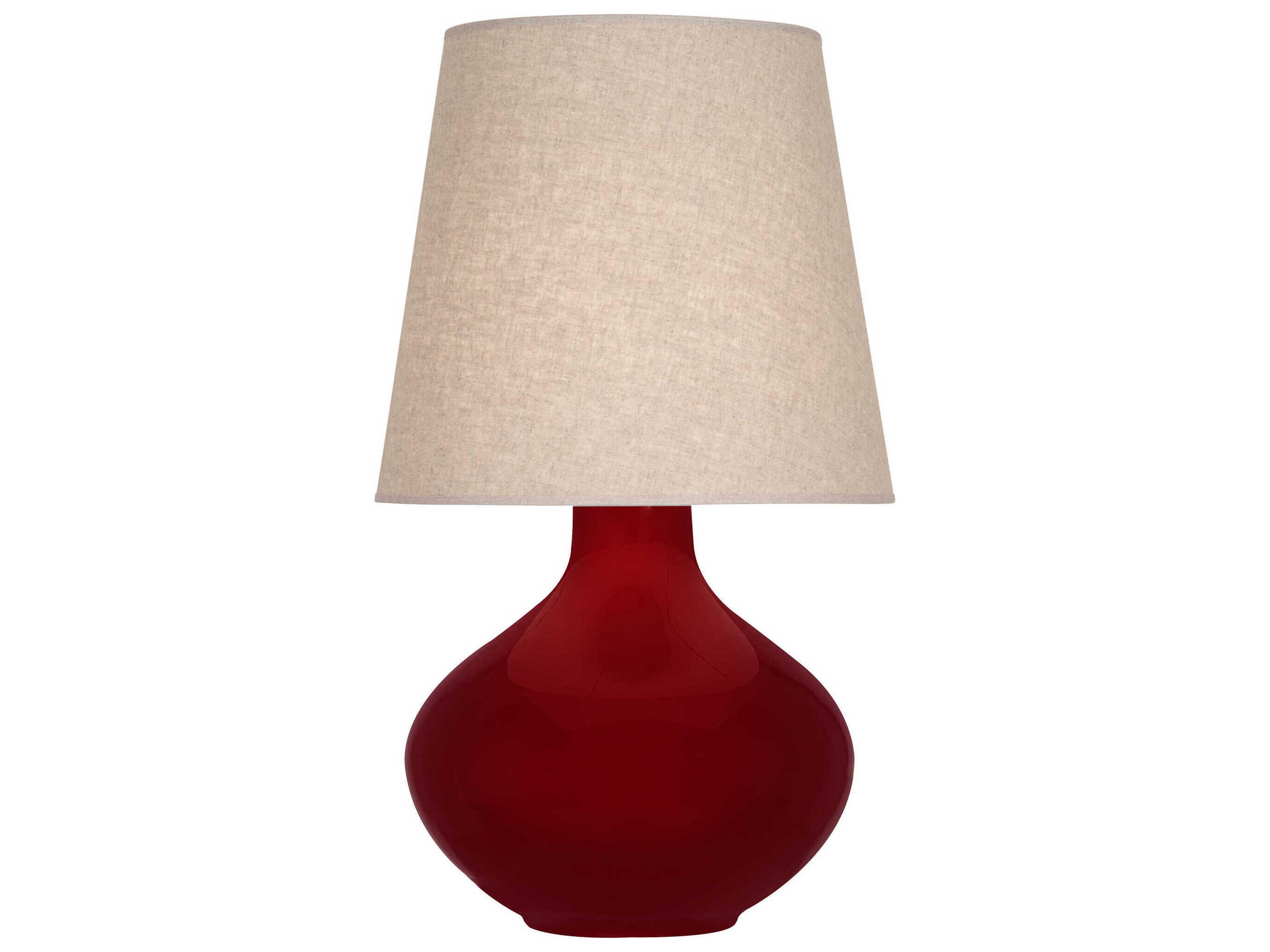 June Red Buffet Lamp