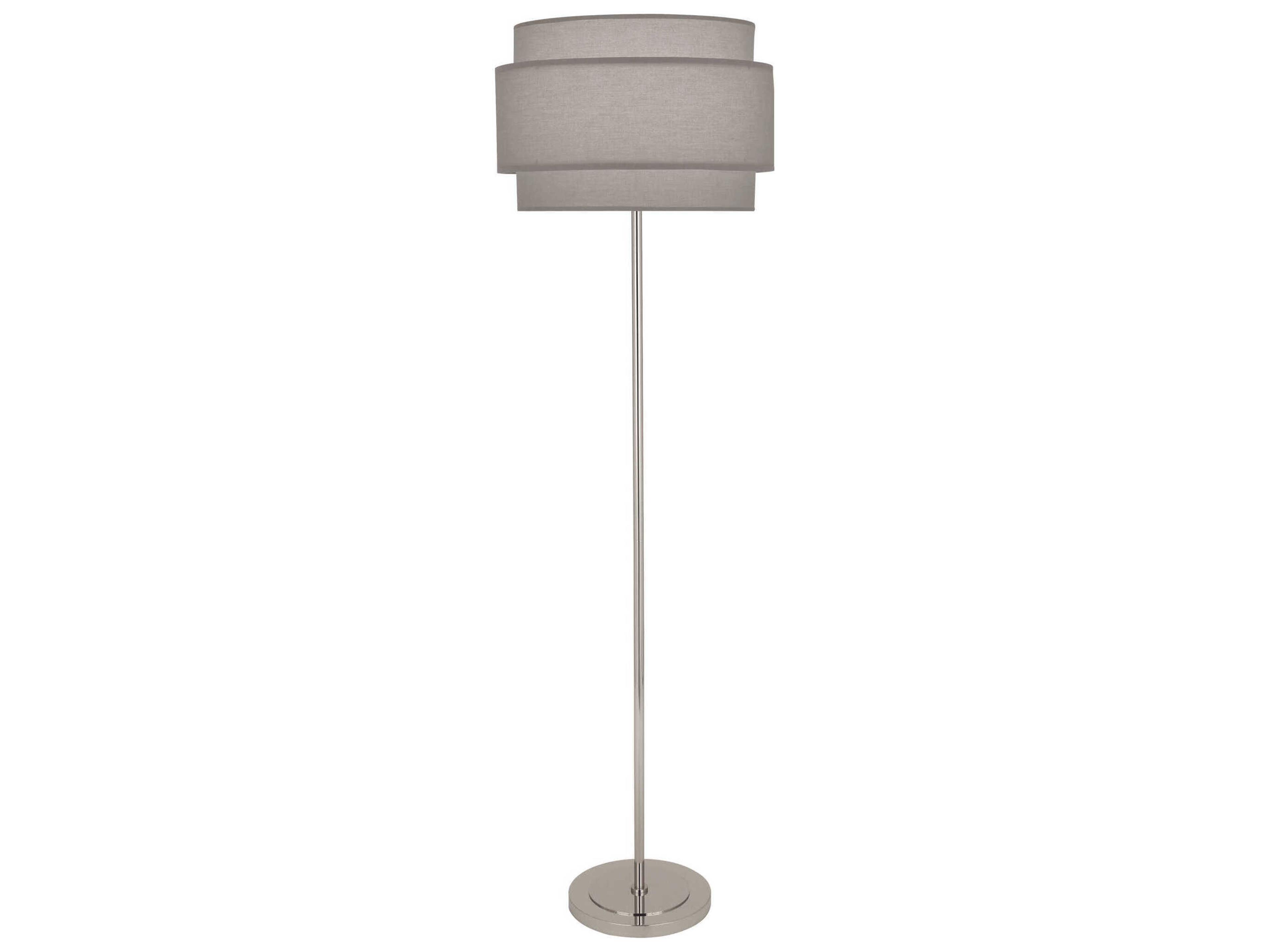 Robert Abbey Decker Gray Floor Lamp